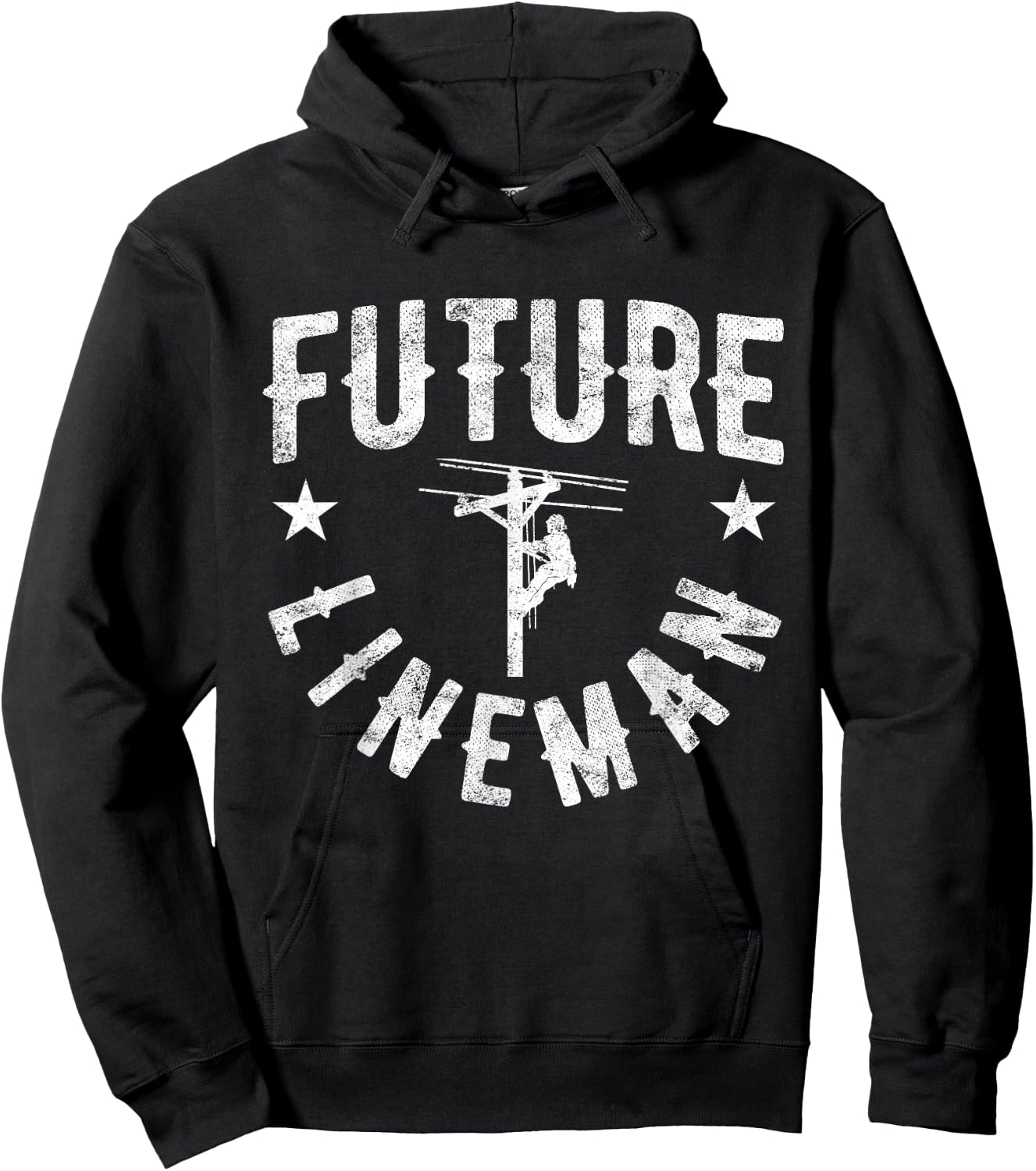 Future Lineman Hoodie - Hoodie | Black