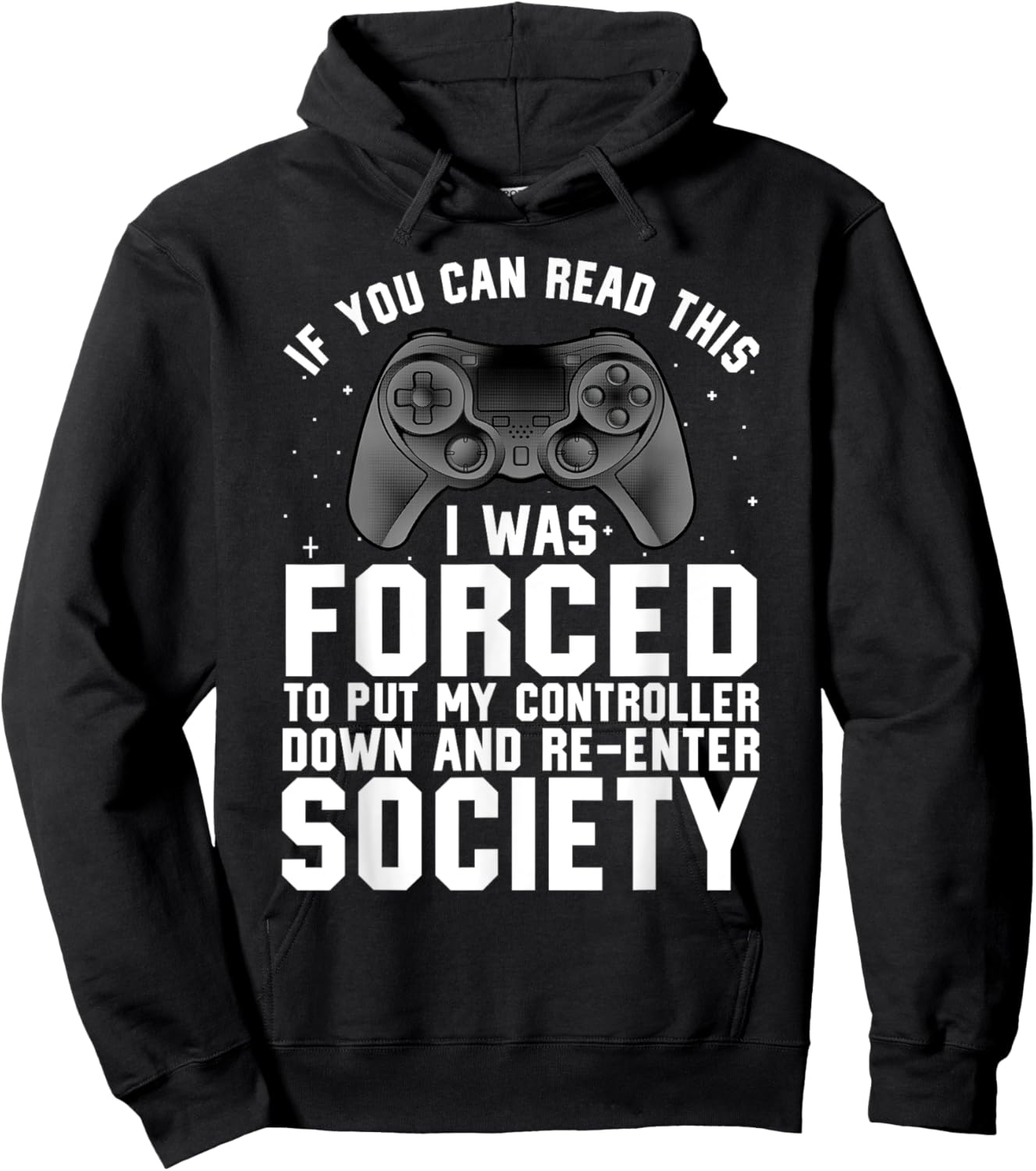 Funny Gamer Women Video Gamer Gaming Game Controller Hoodie - Hoodie | Black