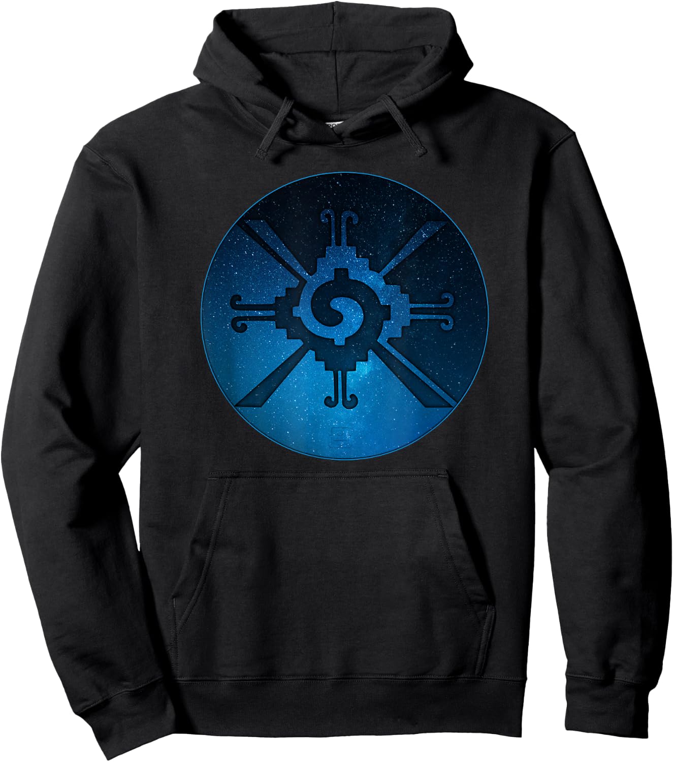 Ancient Mayan Symbol of Balance & Stability Hunab Ku Hoodie - Hoodie | Black