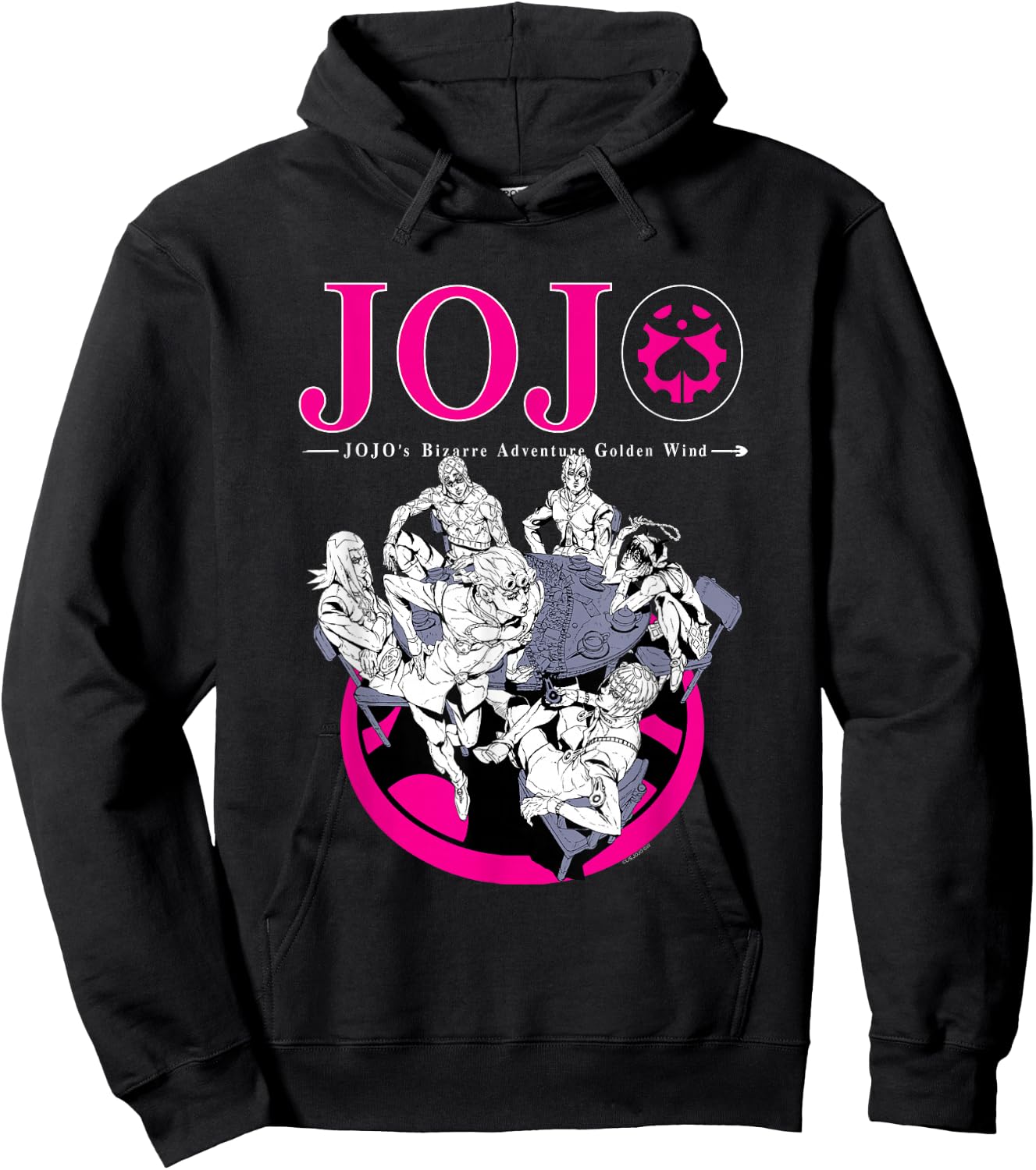 JoJo's Bizarre Adventure Part 5 Golden Wind Bruno's Gang Hoodie - Hoodie | Black