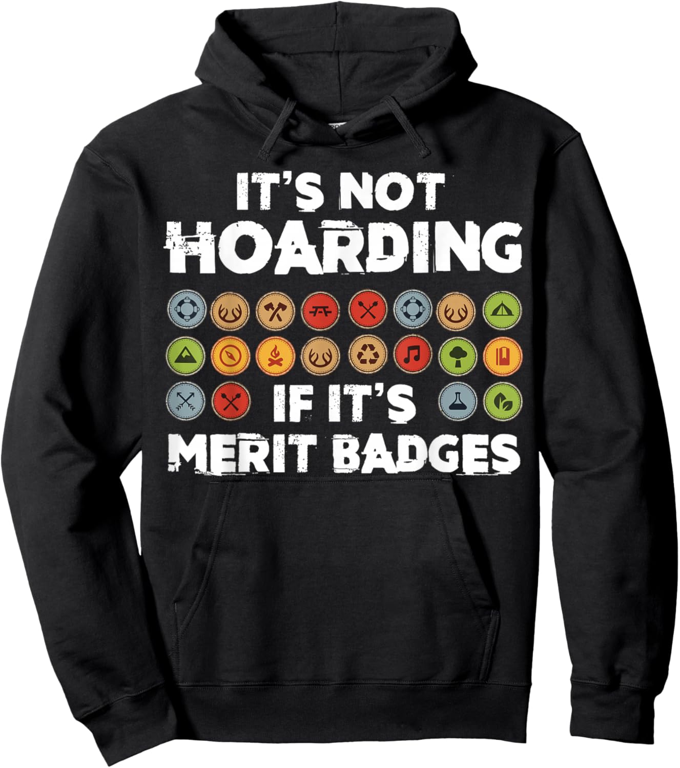 Scout Leader - Merit Bagdes - Adult Leader Of A Scout Unit Hoodie - Hoodie | Black