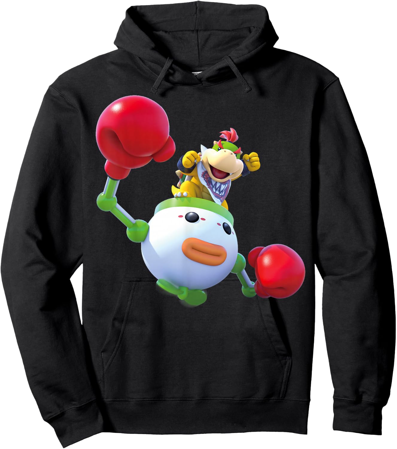 Super Mario World Baby Bowser Clown Copter Nintendo Icon Hoodie - Hoodie | Black