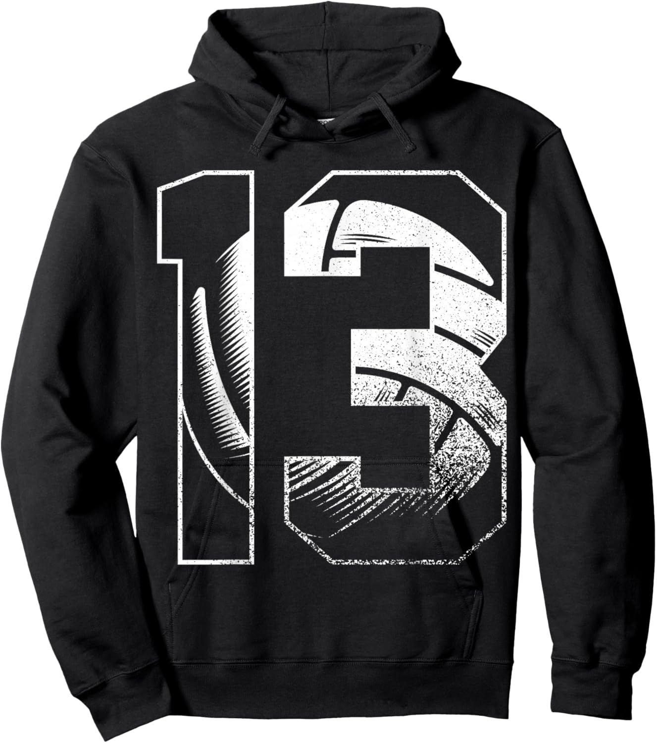 13th Birthday Boy Volleyball Player Volleyball 13 Years Old Hoodie - Hoodie | Black