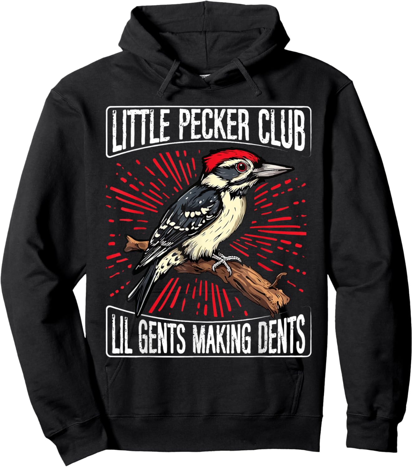 Little Pecker Club Lil Gents Making Dents Hoodie - Hoodie | Black
