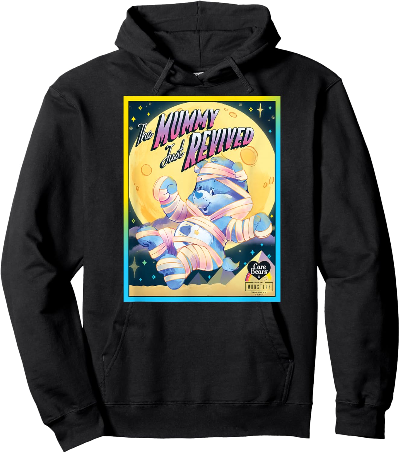 Care Bears x Universal Monsters Bedtime Bear The Mummy Hoodie - Hoodie | Black