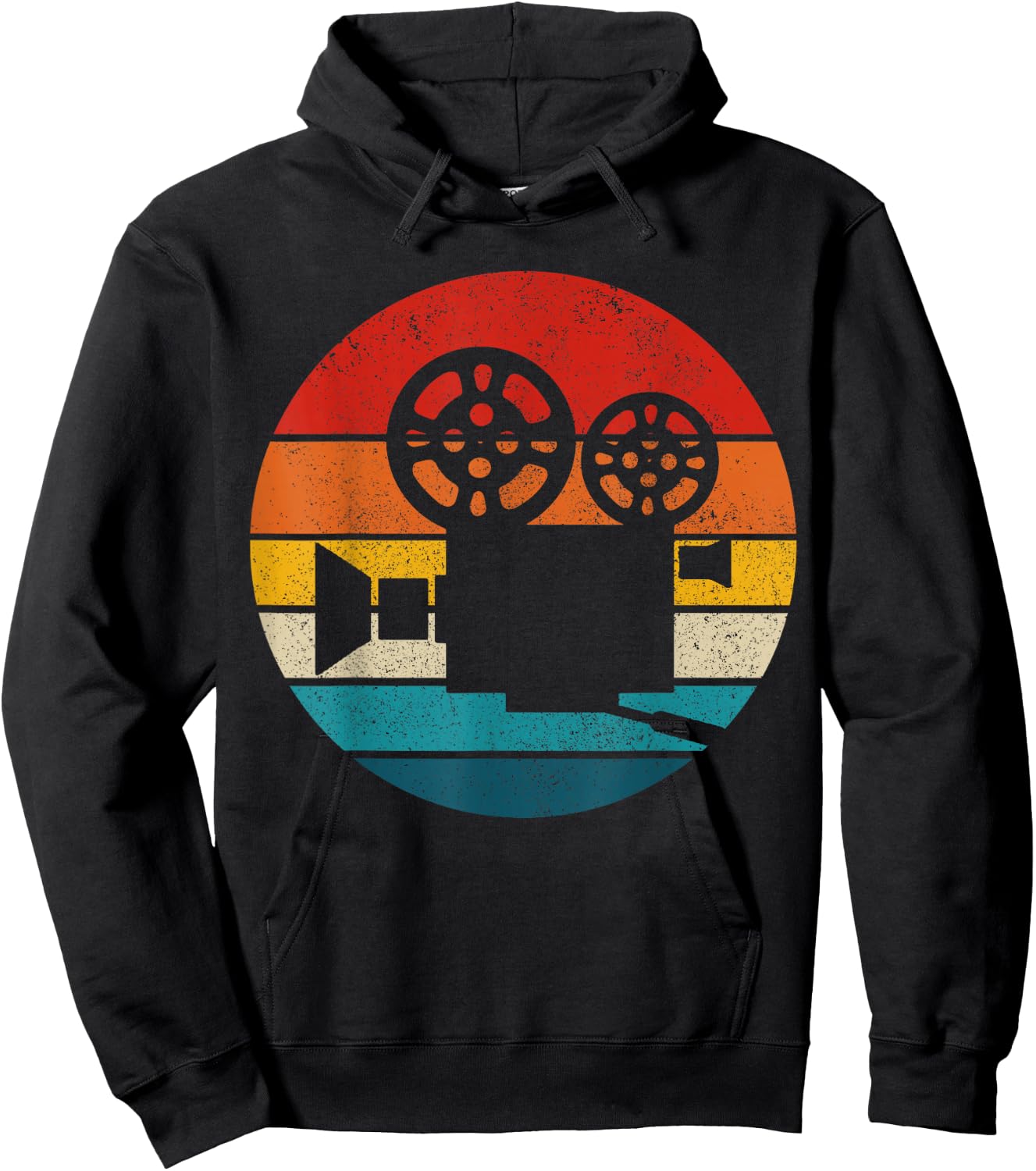 Vintage Camera Film Cameraman Hoodie - Hoodie | Black