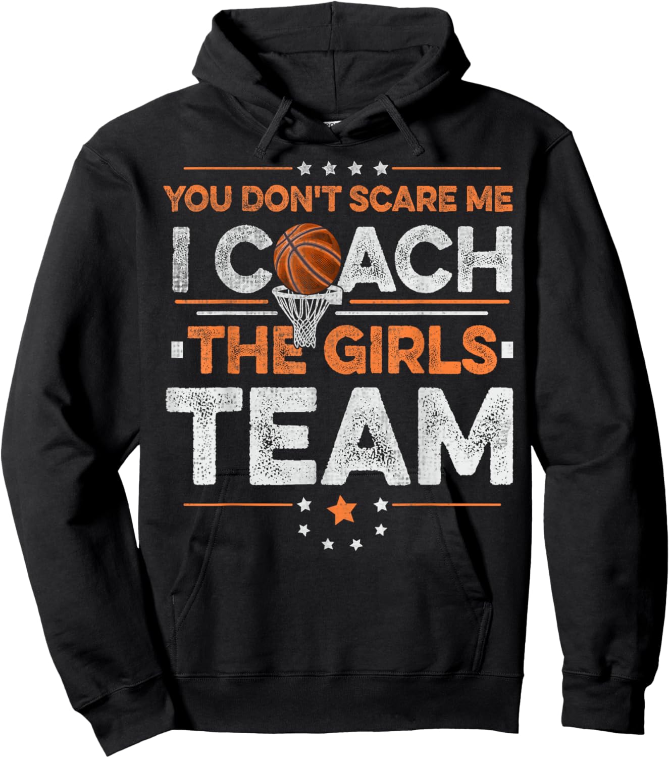 Basketball Girl Coach Quote for a Basketball Coach for girls Hoodie - Hoodie | Black