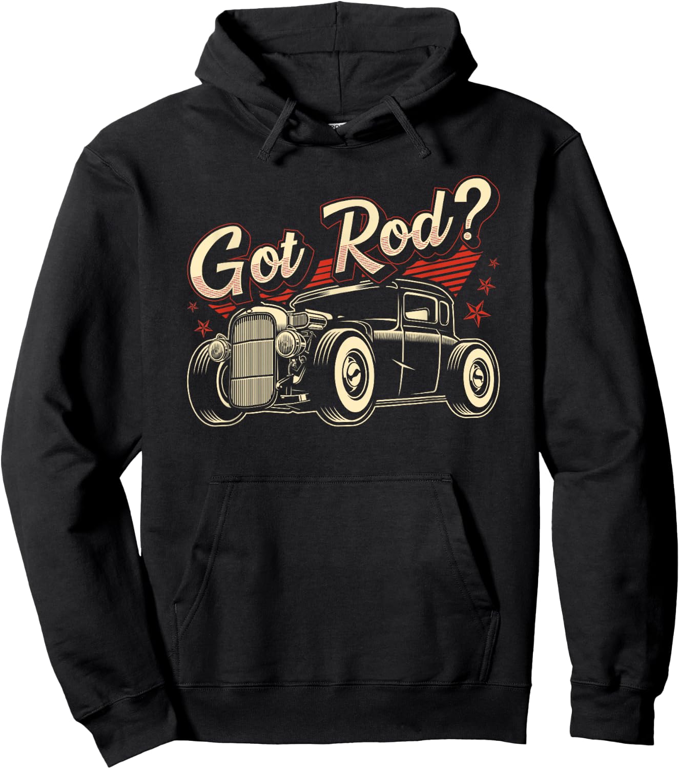 Got Rod, Funny Hot Rod Hoodie - Hoodie | Black