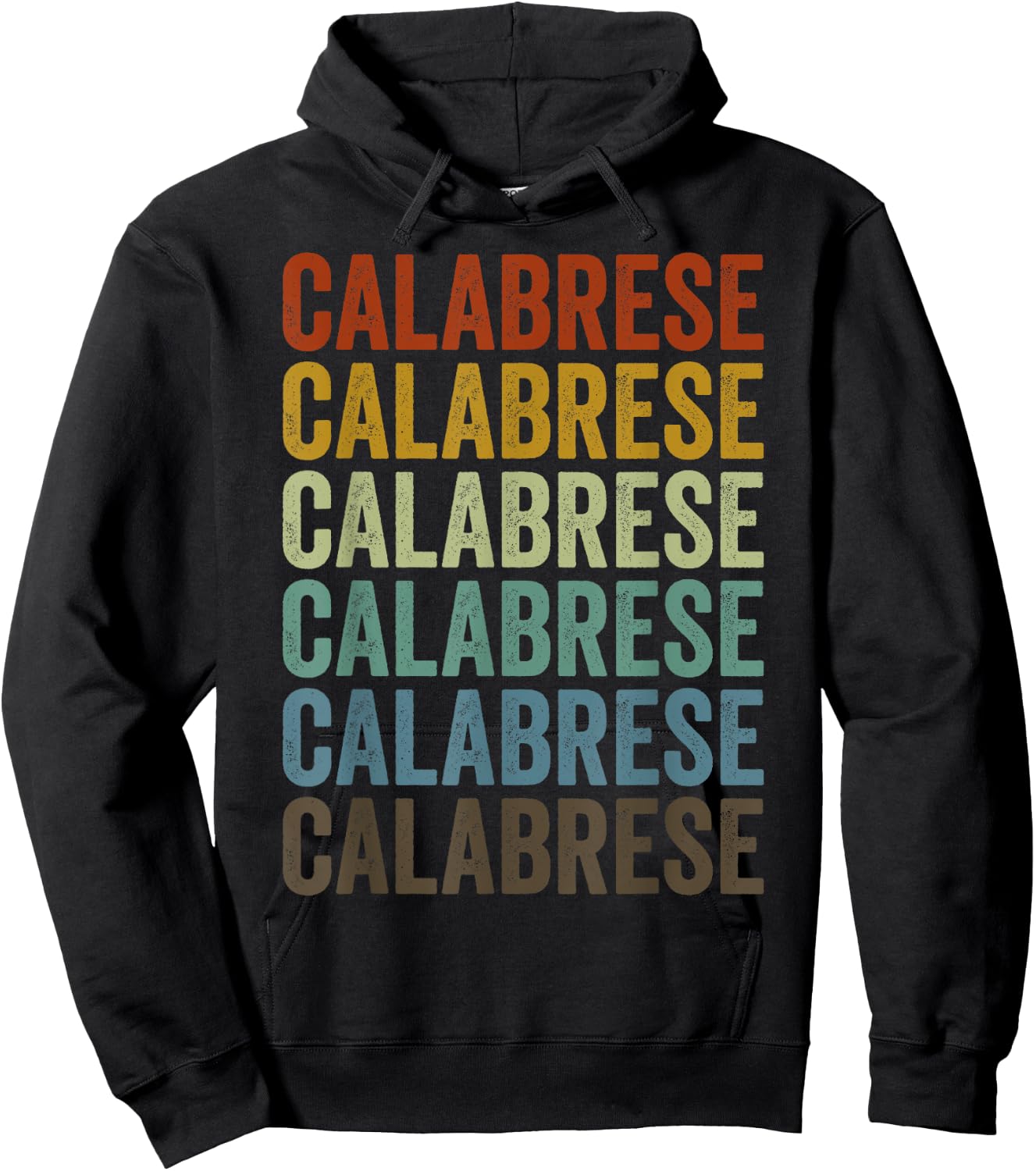 Calabrese Horse Retro Hoodie - Hoodie | Black