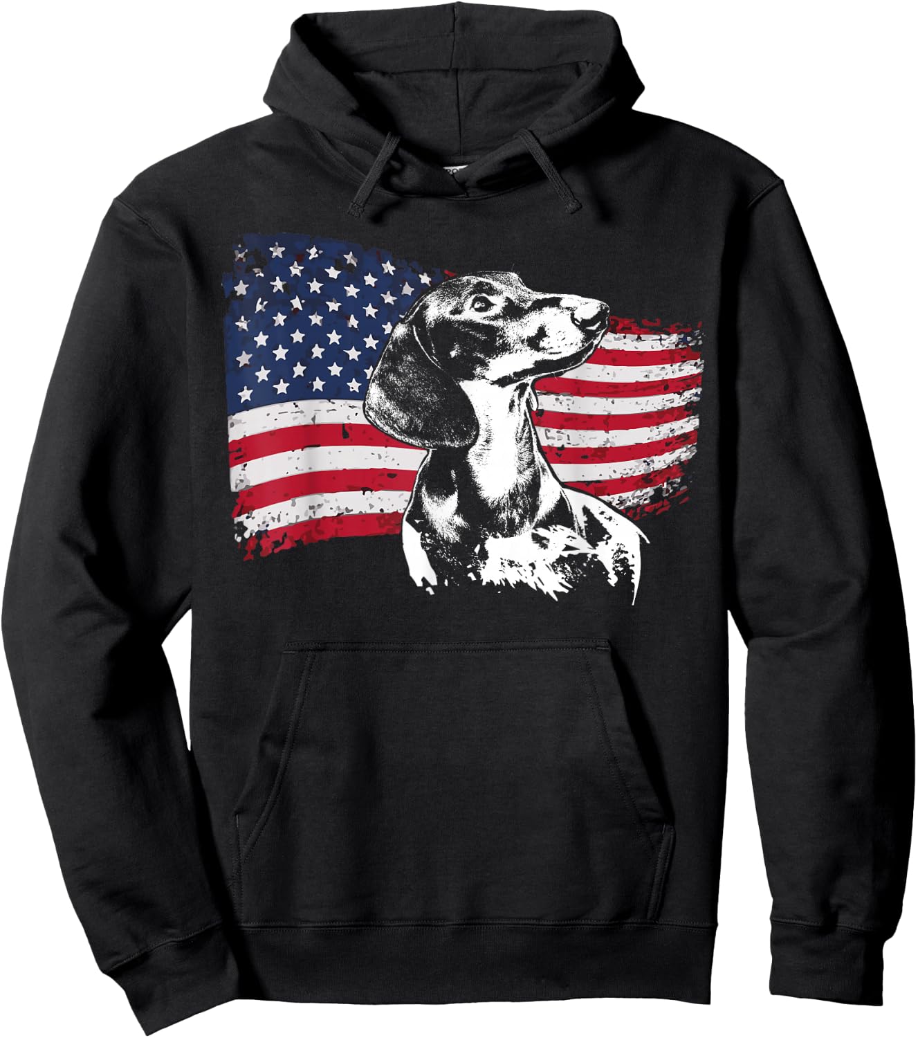Dachshund Doxie Wiener Sausage Dog Hoodie - Hoodie | Black