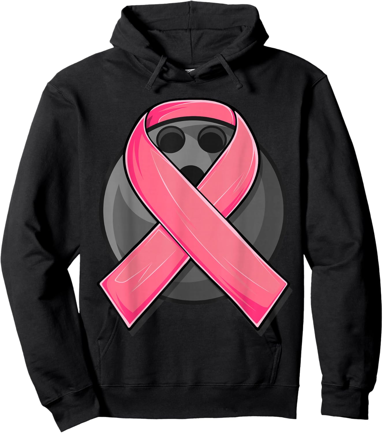 Breast Cancer Awareness Bowling Shirts, Pink Cancer Support Hoodie - Hoodie | Black