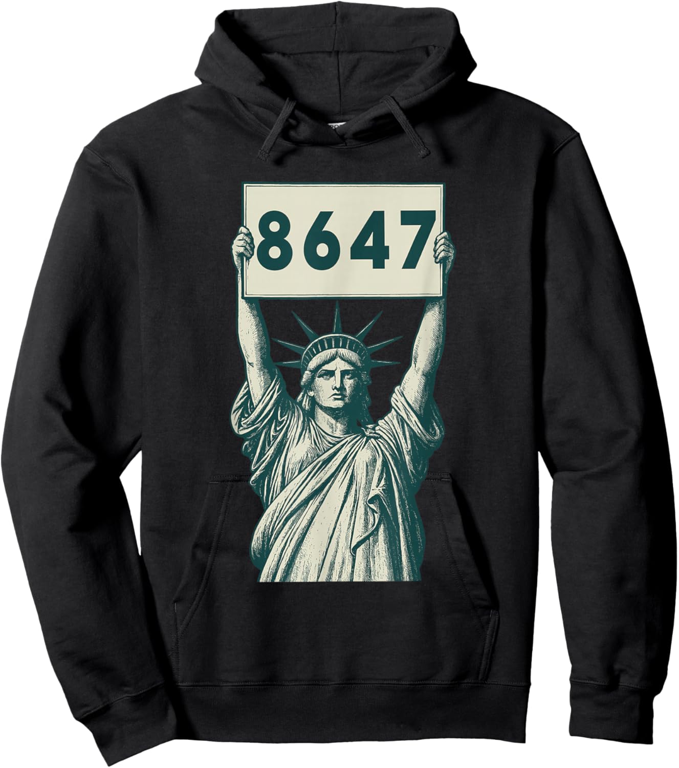 Statue of Liberty 8647 Hoodie - Hoodie | Black