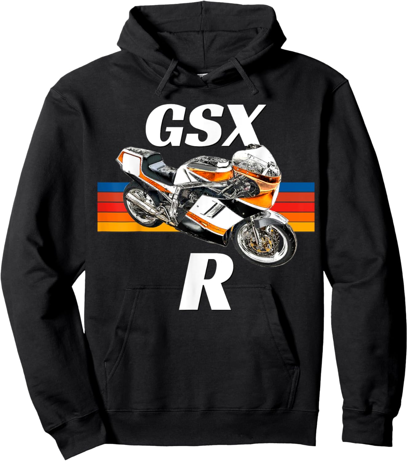 Motorcycle Sport Bike GSXR Street Bike, Race Motorcycle Hoodie - Hoodie | Black