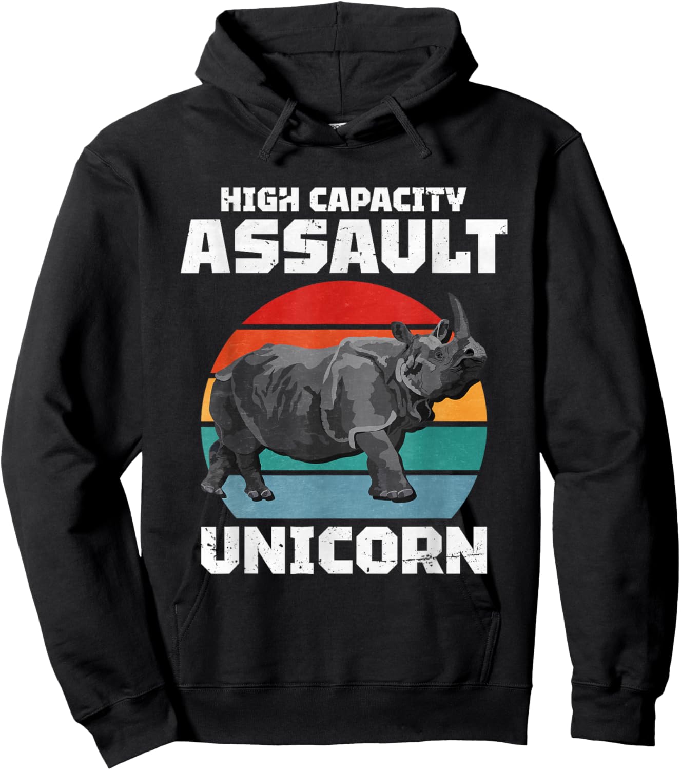 High Capacity Assault Unicorn Hoodie - Hoodie | Black