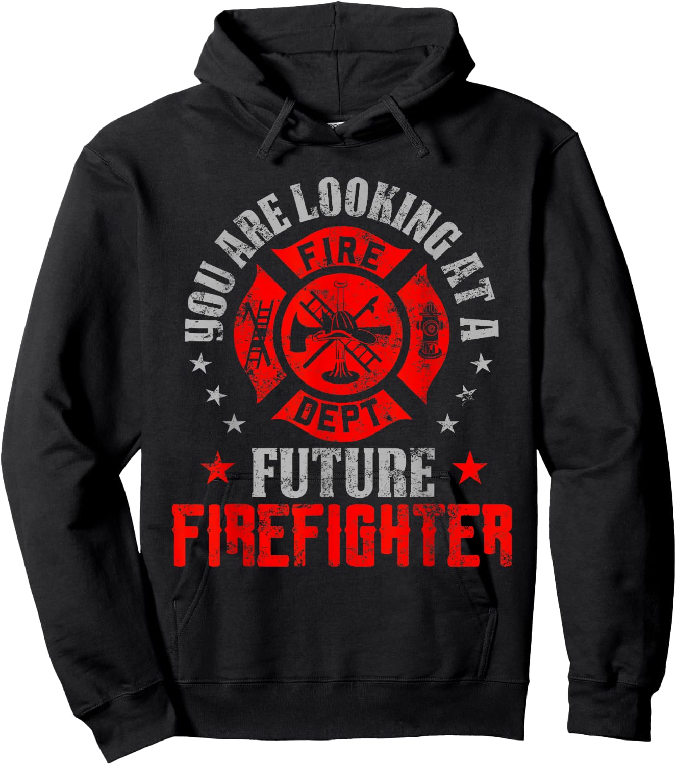 You are looking at a Future Firefighter gift Hoodie - Hoodie | Black