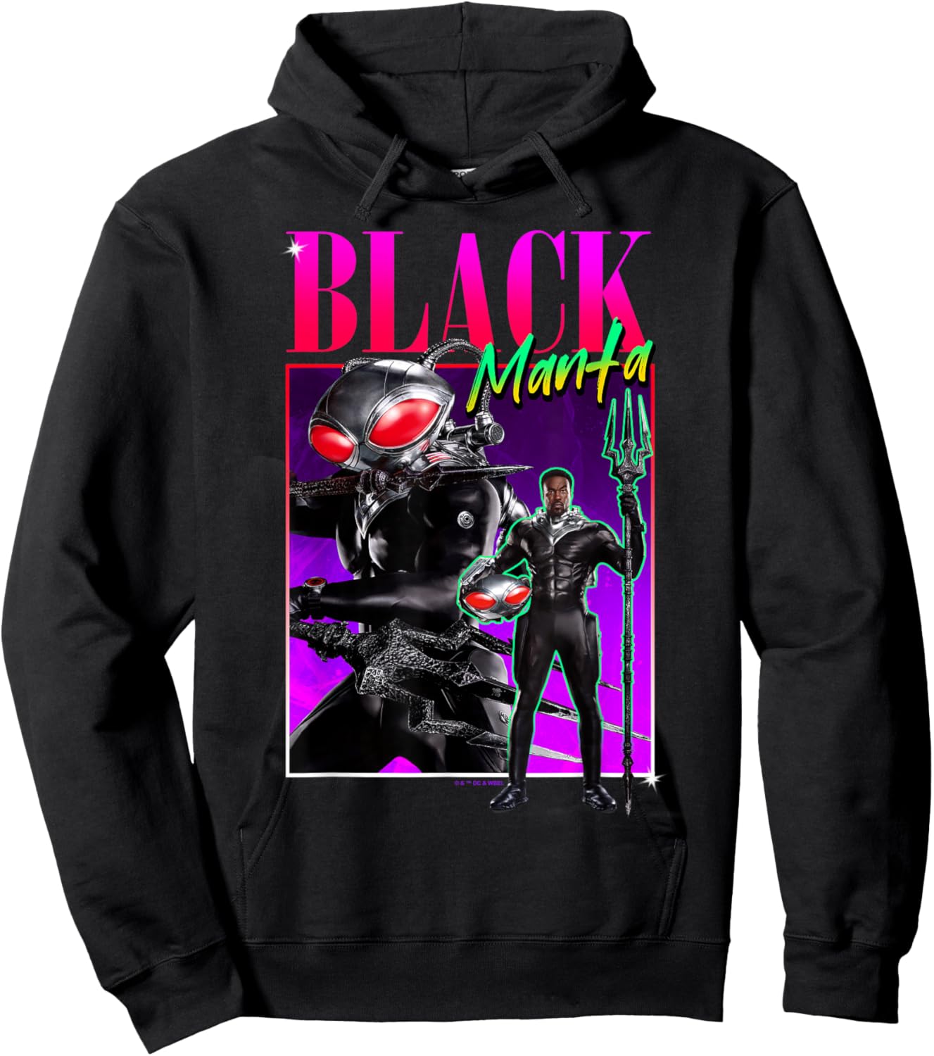 Aquaman and the Lost Kingdom 90's Style Black Manta Hoodie - Hoodie | Black