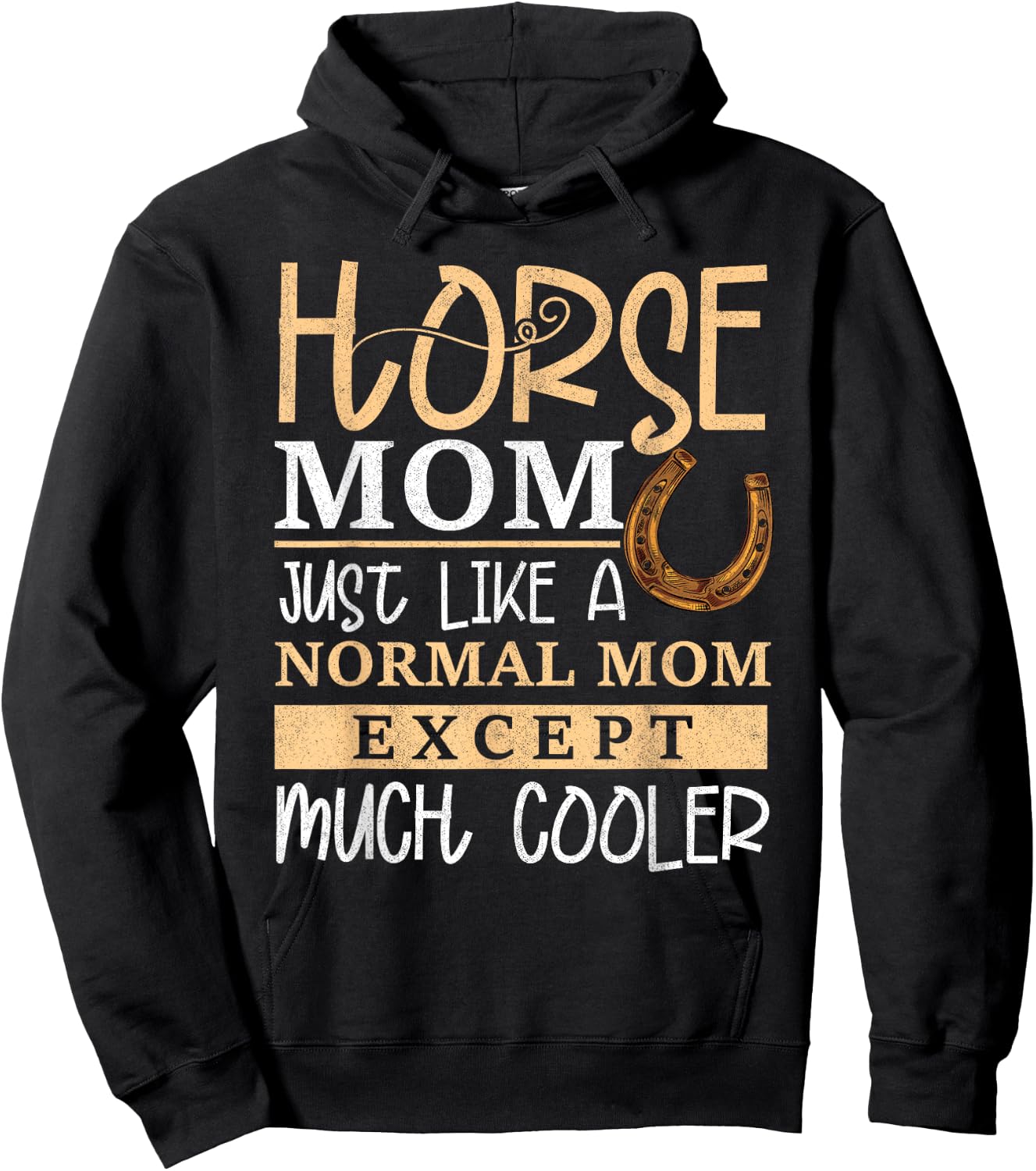 Horse Mom Horse Mother's Day Horse Owner Rider Women Hoodie - Hoodie | Black