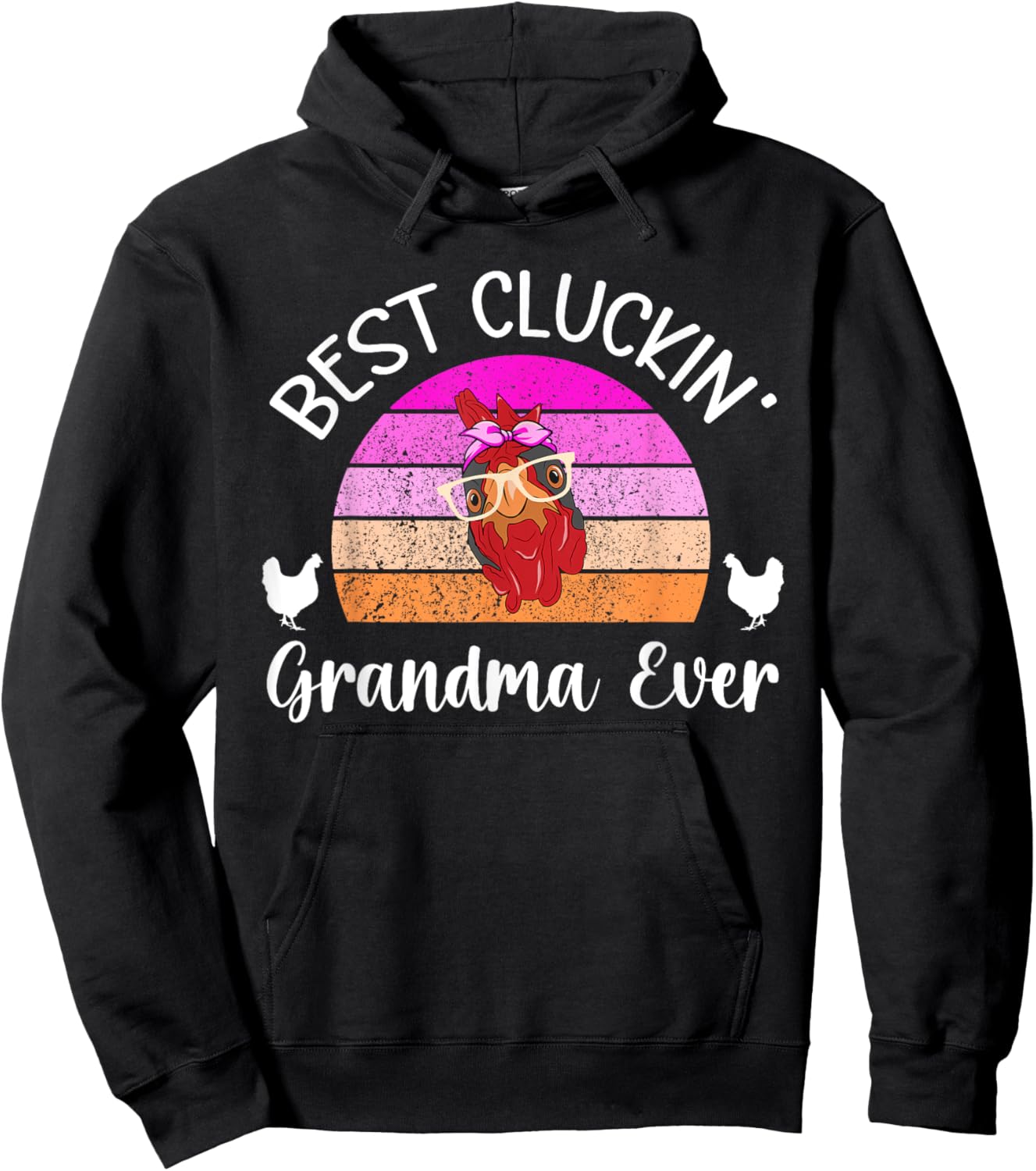 Best Cluckin' Grandma Chicken Grandma Chicken Owner Hoodie - Hoodie | Black