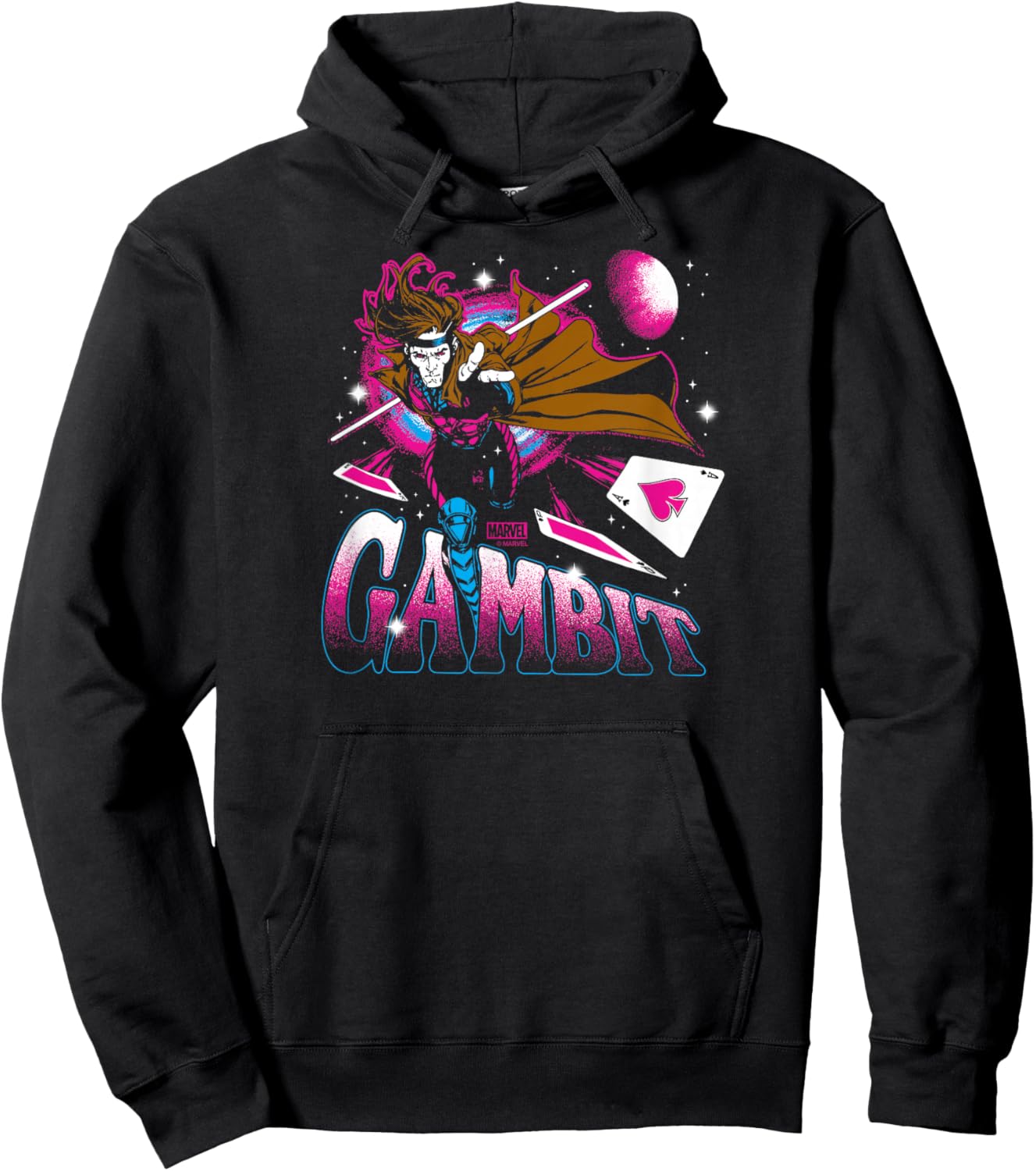 X-Men - Gambit Bootleg Hoodie - Hoodie | Black