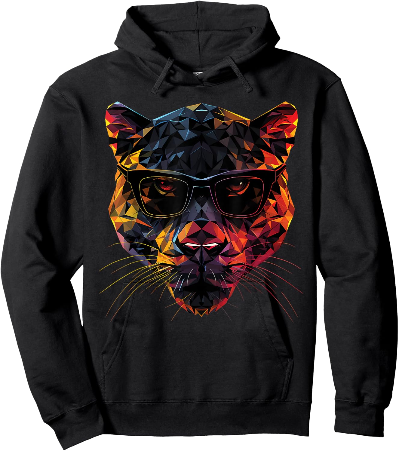 Panther Dad Mom Cool Sunglasses - Panther Hoodie - Hoodie | Black