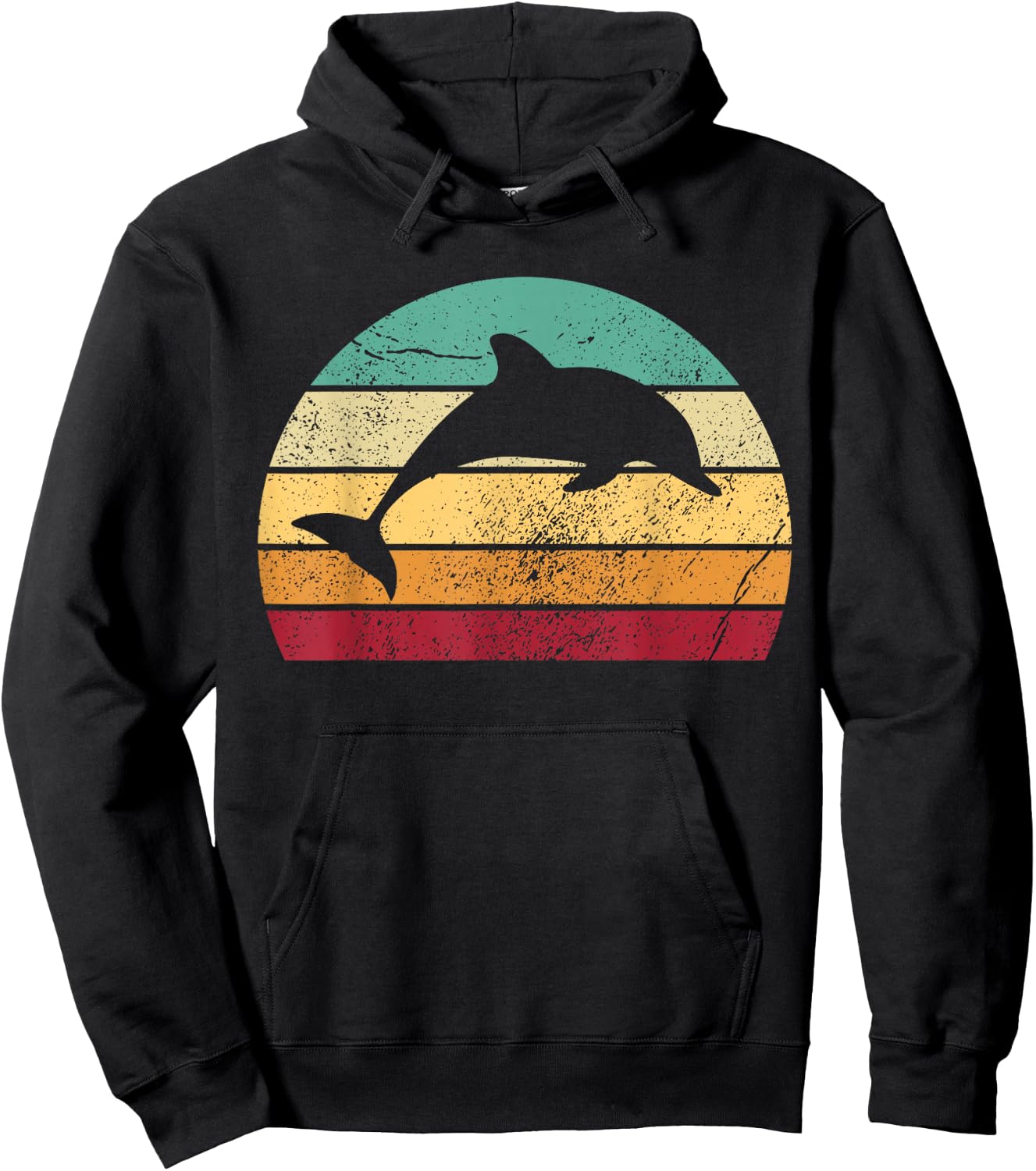 Save the Dolphin - Endangered Species Gift Hoodie - Hoodie | Black