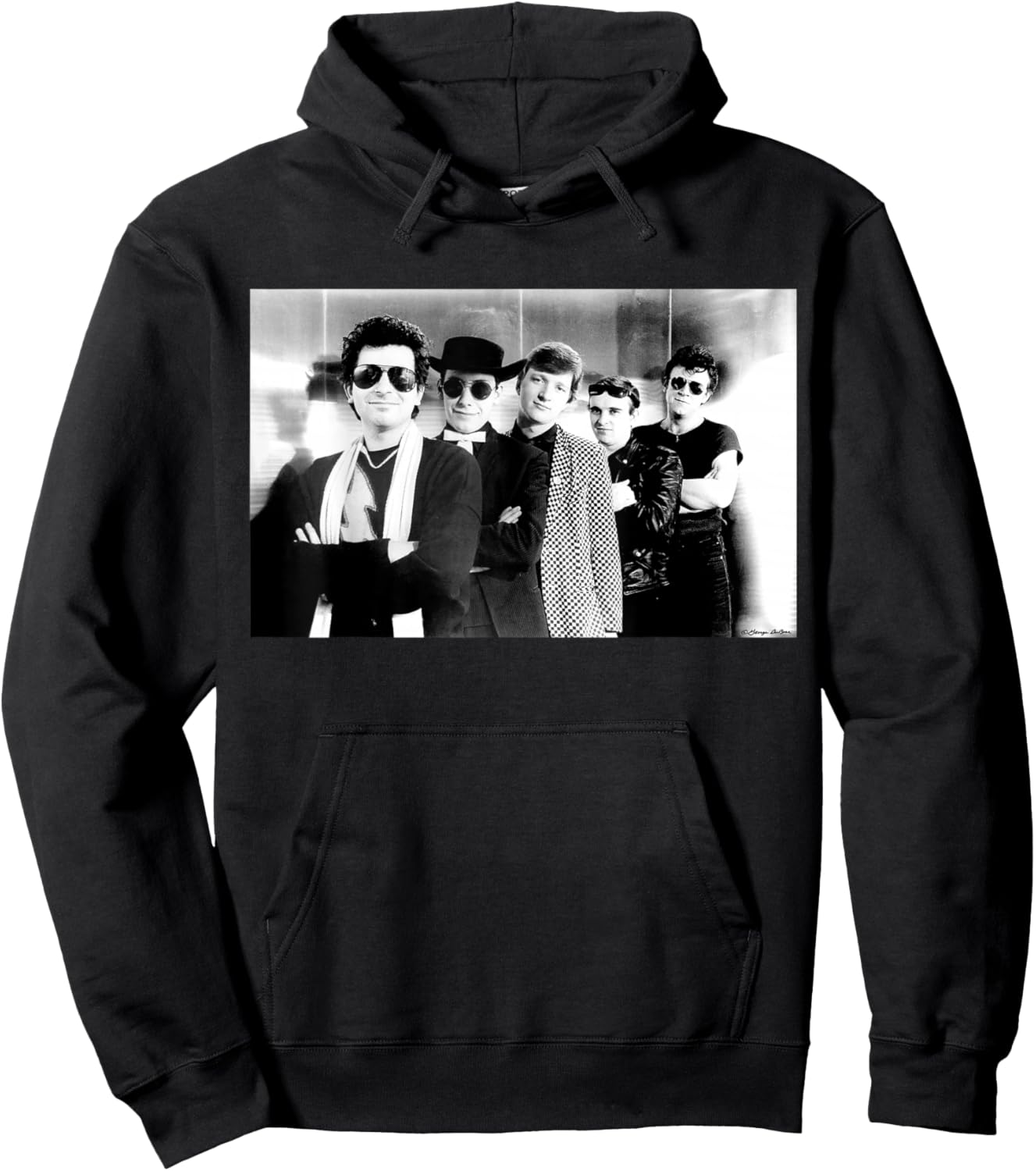 Squeeze Rock Band Publicity Shot By George DuBose Hoodie - Hoodie | Black
