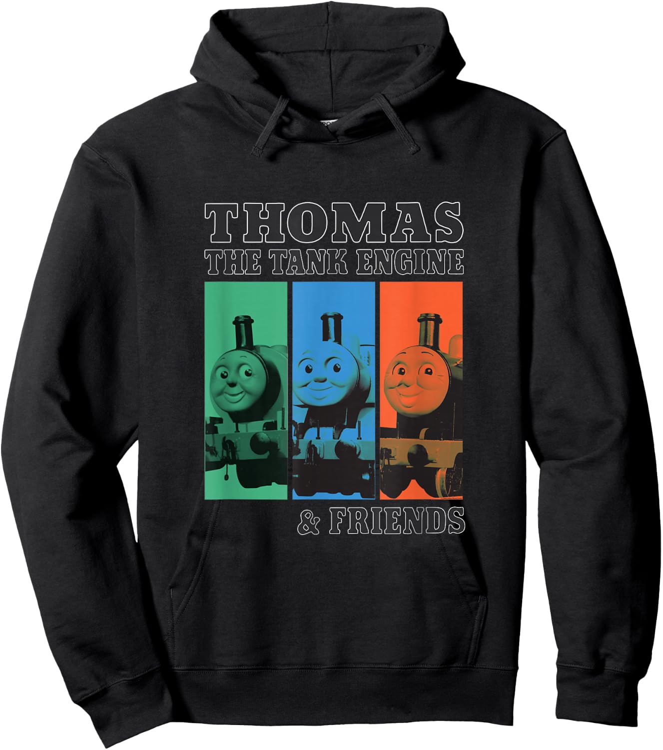 Thomas & Friends - Thomas The Tank Engine & Friends Grid Hoodie - Hoodie | Black