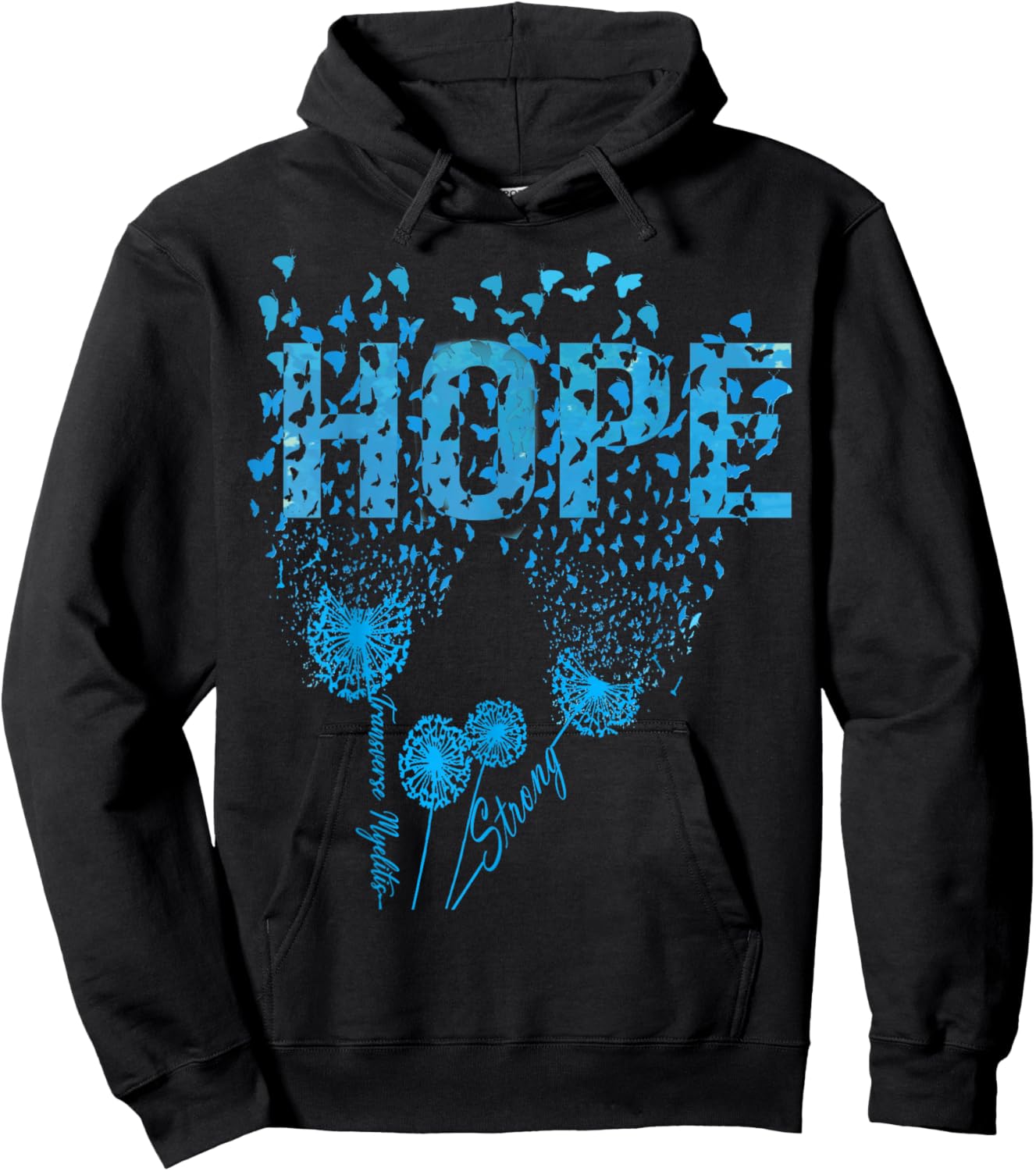Transverse Myelitis Awareness Hoodie - Hoodie | Black