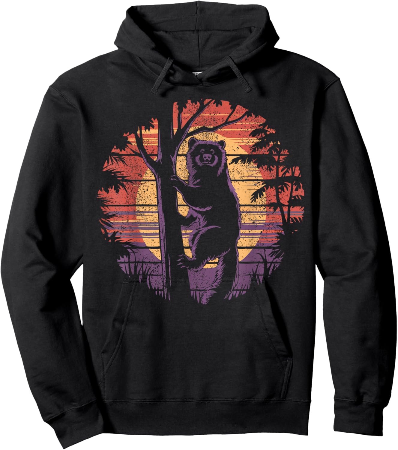 Vintage Binturong Hoodie - Hoodie | Black