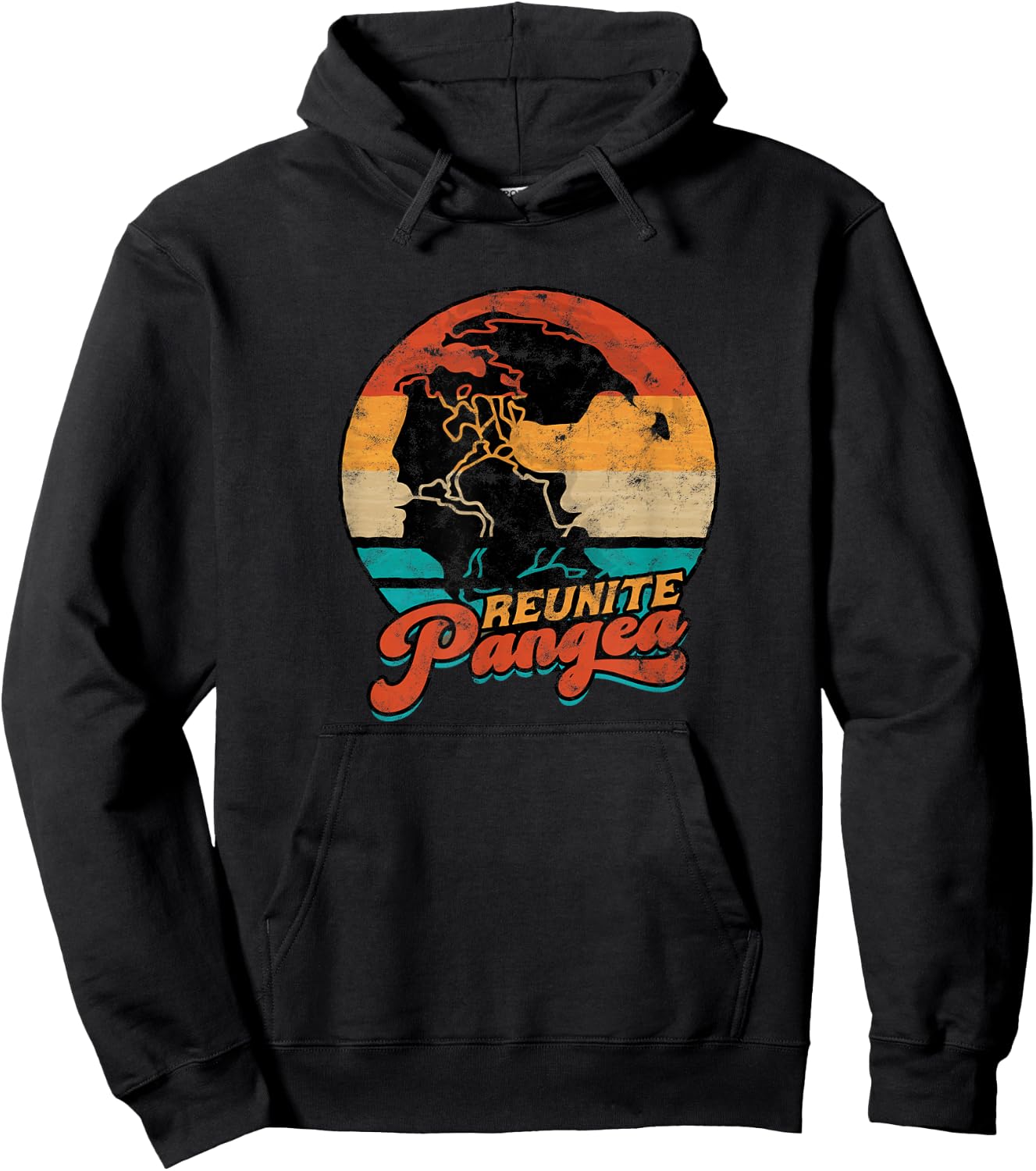 Reunite Pangea - pangea Hoodie - Hoodie | Black