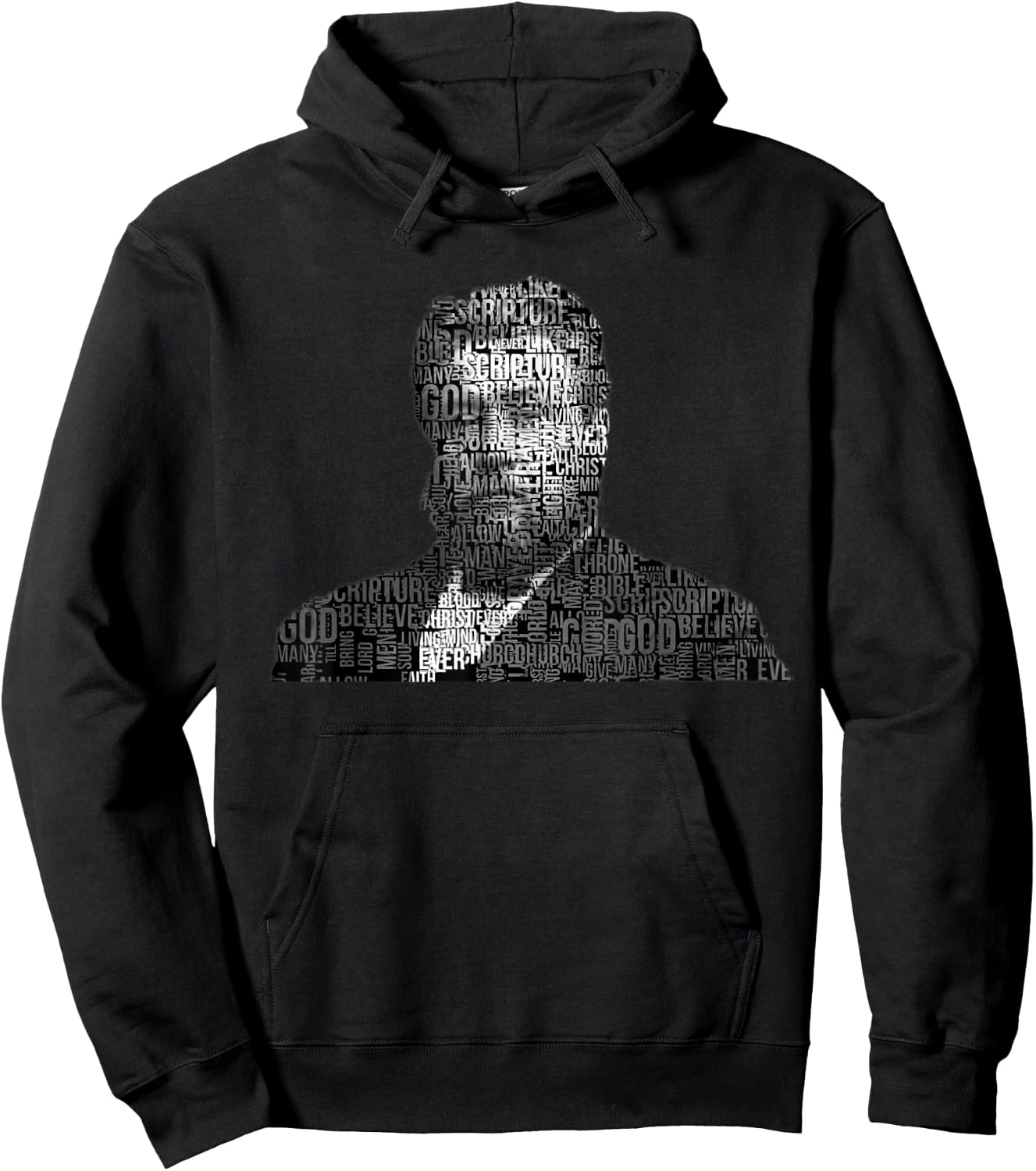 Charles Spurgeon Christian Preacher Word Cloud Hoodie - Hoodie | Black