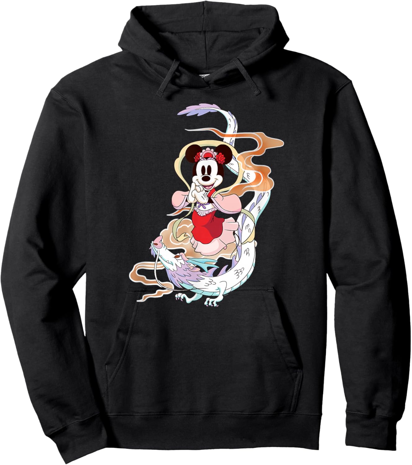 Disney Minnie Mouse 2024 Lunar New Year of the Dragon Clouds Hoodie - Hoodie | Black