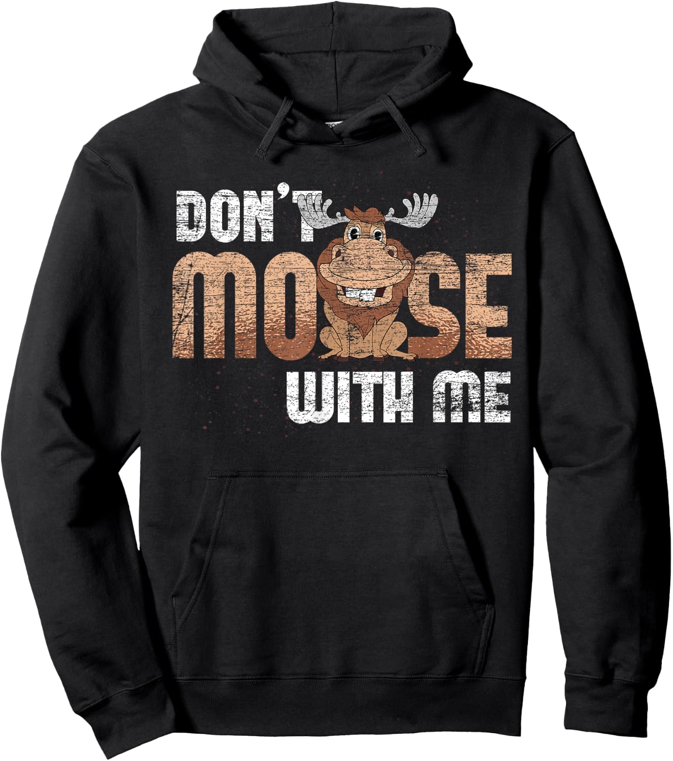 Scandinavia Animal Sweden Nature Wild Animal Funny Moose Hoodie - Hoodie | Black
