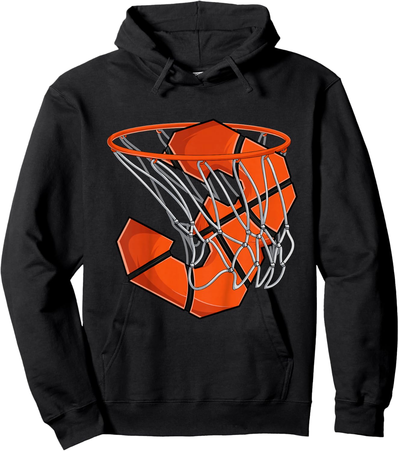 3rd Birthday Basketball Shirt Kids, Boys 3 Year Old Toddler Hoodie - Hoodie | Black