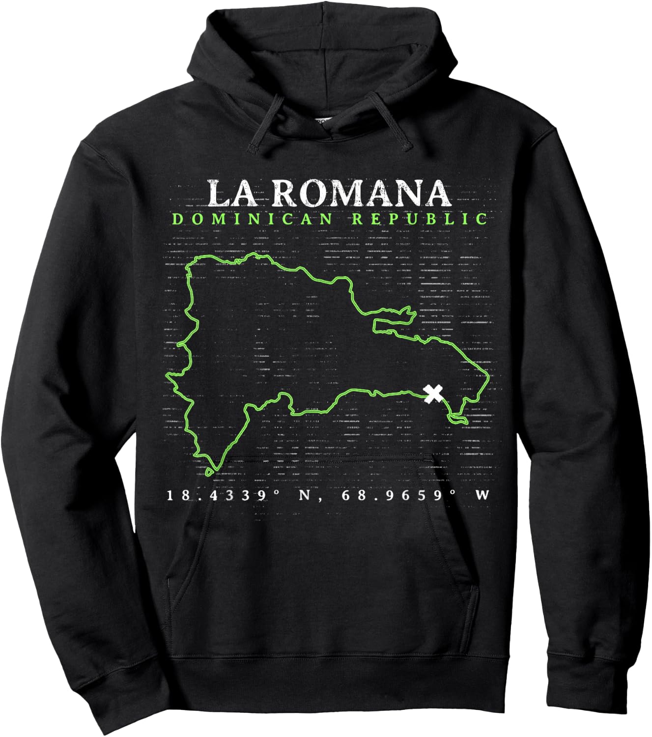 Dominican Republic La Romana Hoodie - Hoodie | Black