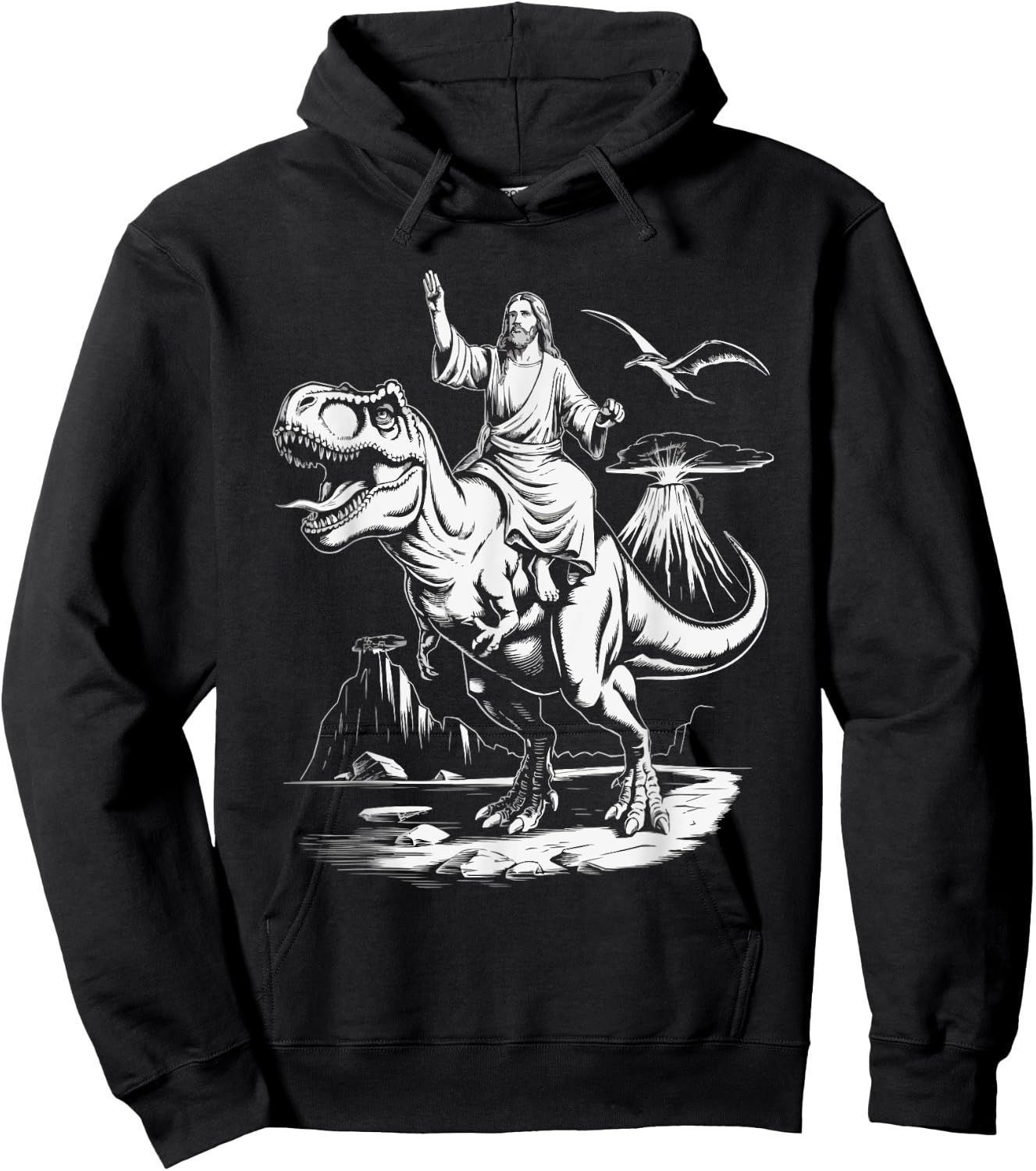 Funny Jesus Christ Religious Christian Believer Christianity Hoodie - Hoodie | Black