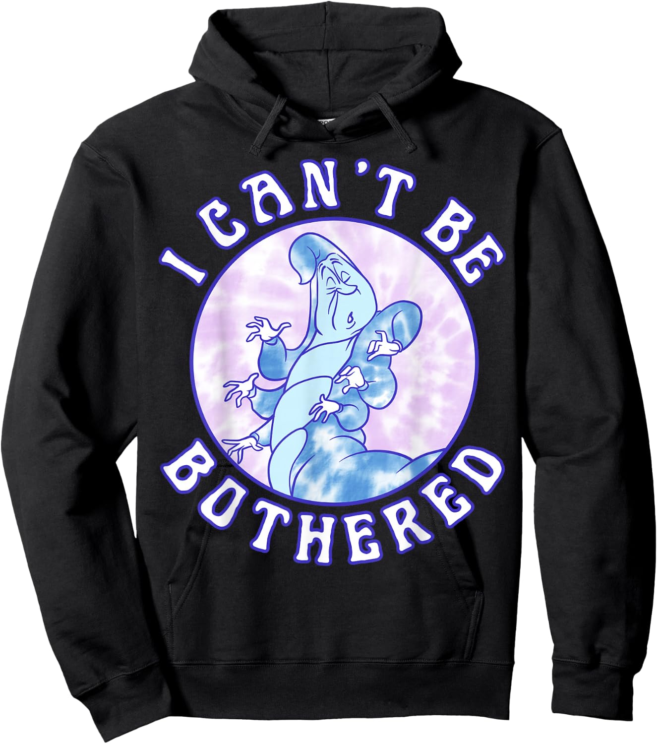 Disney Alice in Wonderland Caterpillar I Can't Be Bothered Small Hoodie - Hoodie | Black