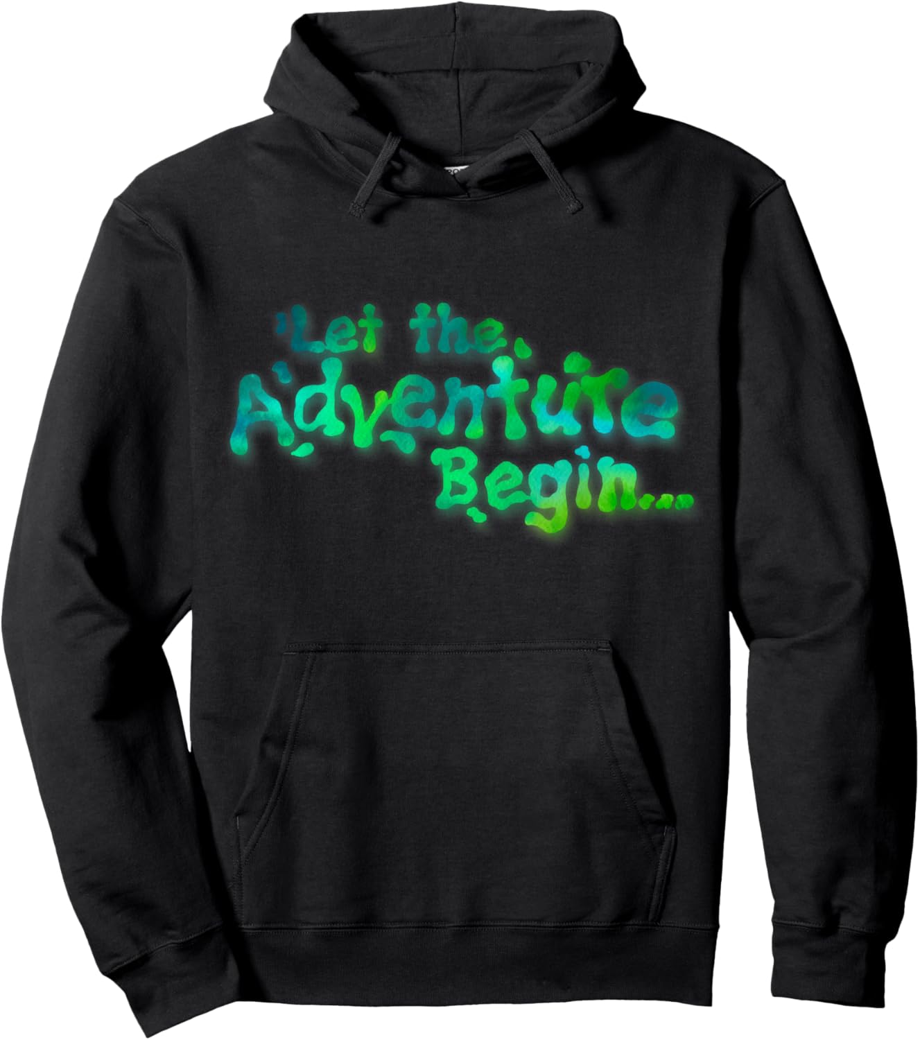 Let the Adventure Begin Hoodie - Hoodie | Black
