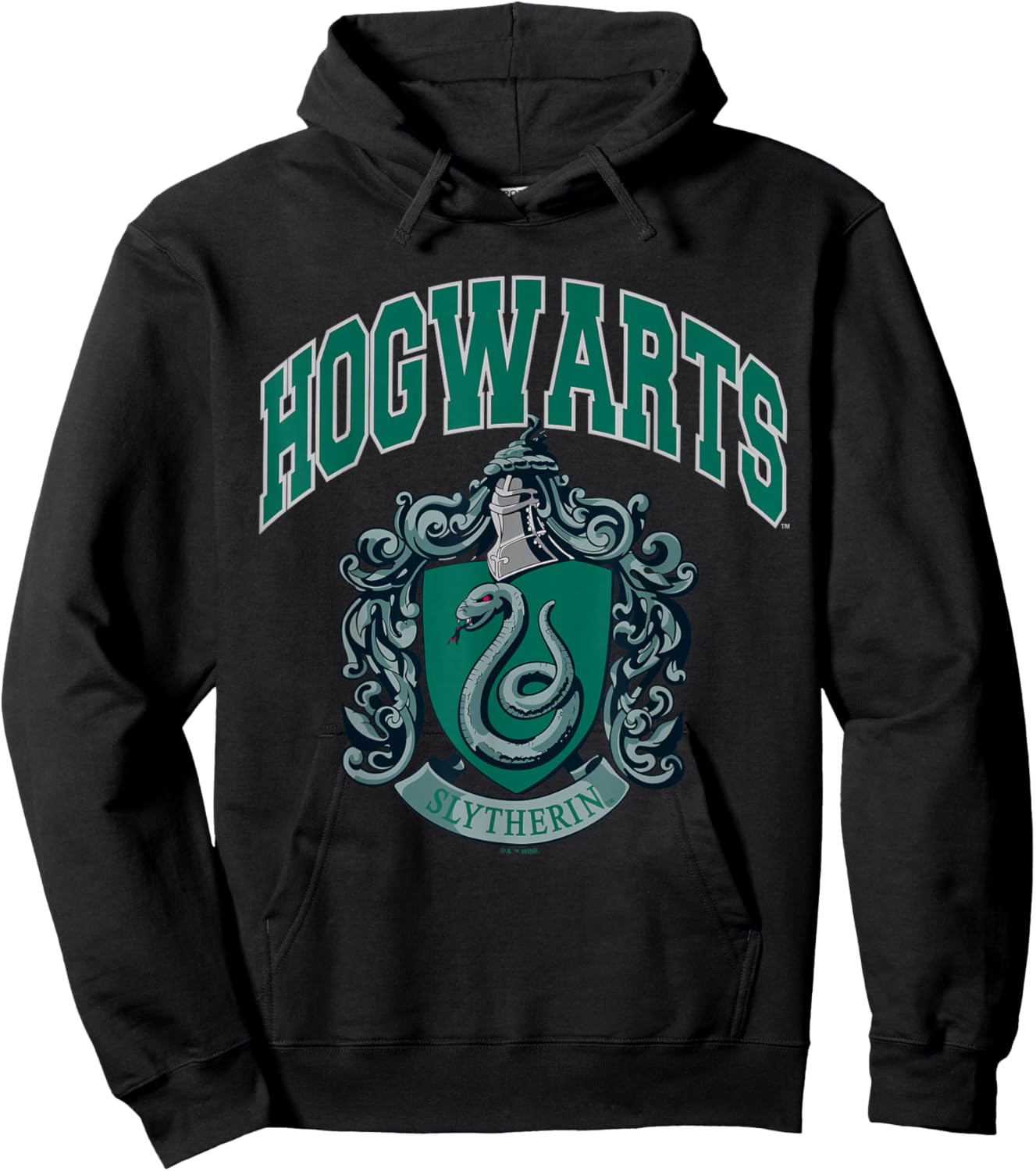 Harry Potter Hogwarts Slytherin Hoodie - Hoodie | Black