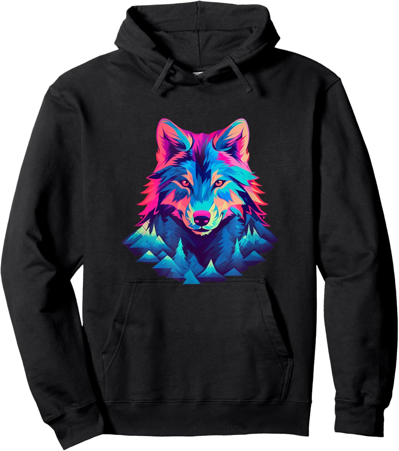 Wolf And Wolves Men Women Kids Hoodie - Hoodie | Black