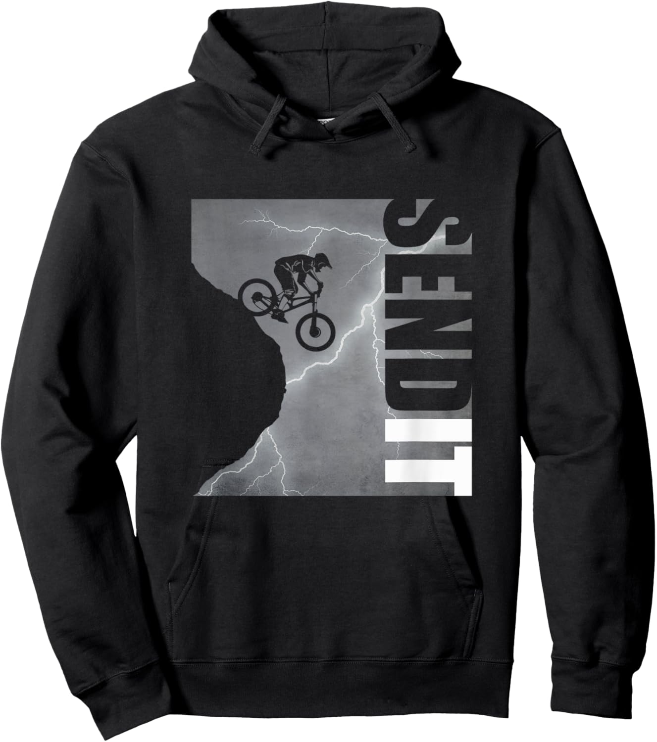 MTB Mountain Bike Hoodie - Hoodie | Black