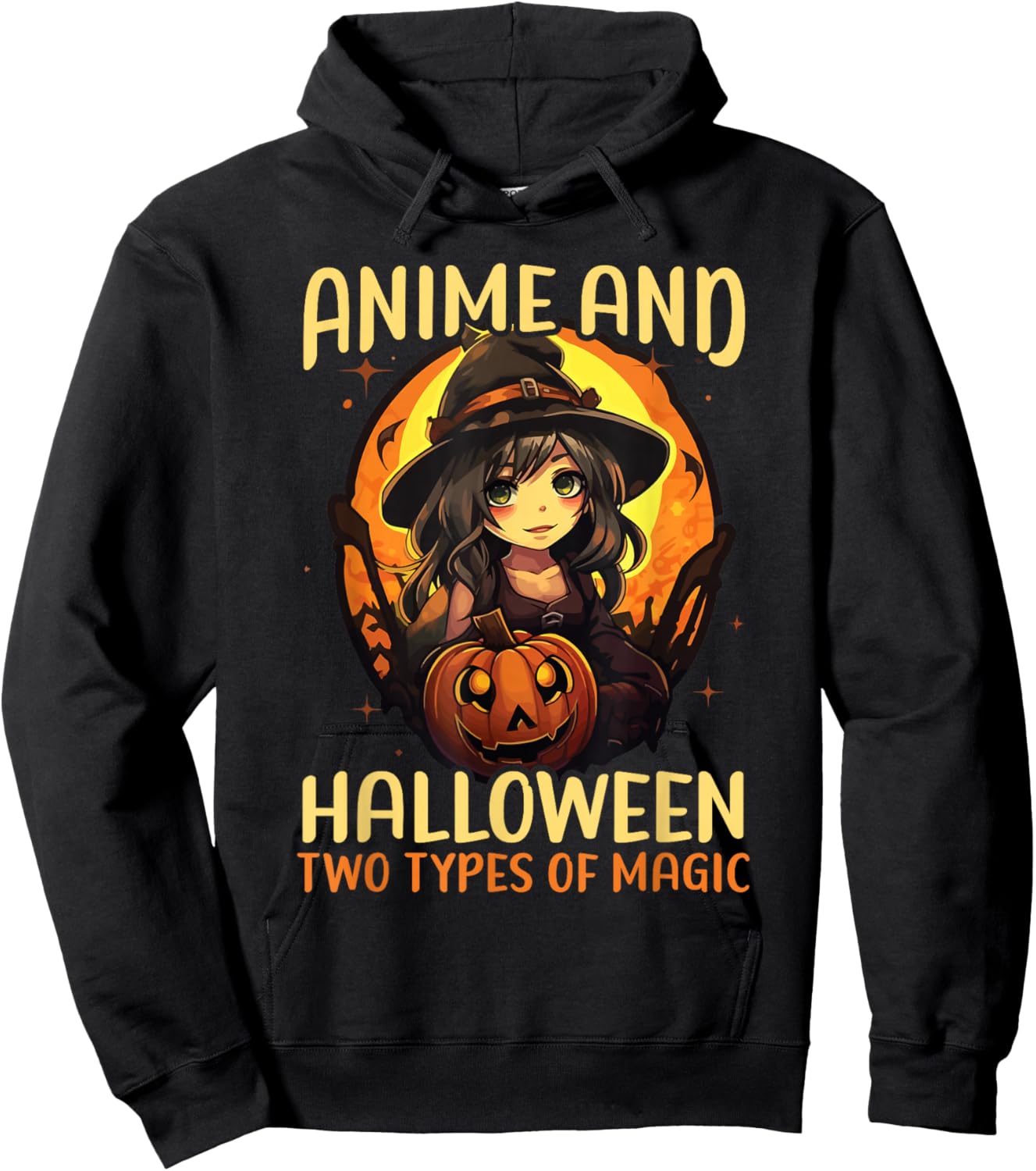 Anime Halloween Kawaii Trick Or Treat Spooky Manga Reader Hoodie - Hoodie | Black