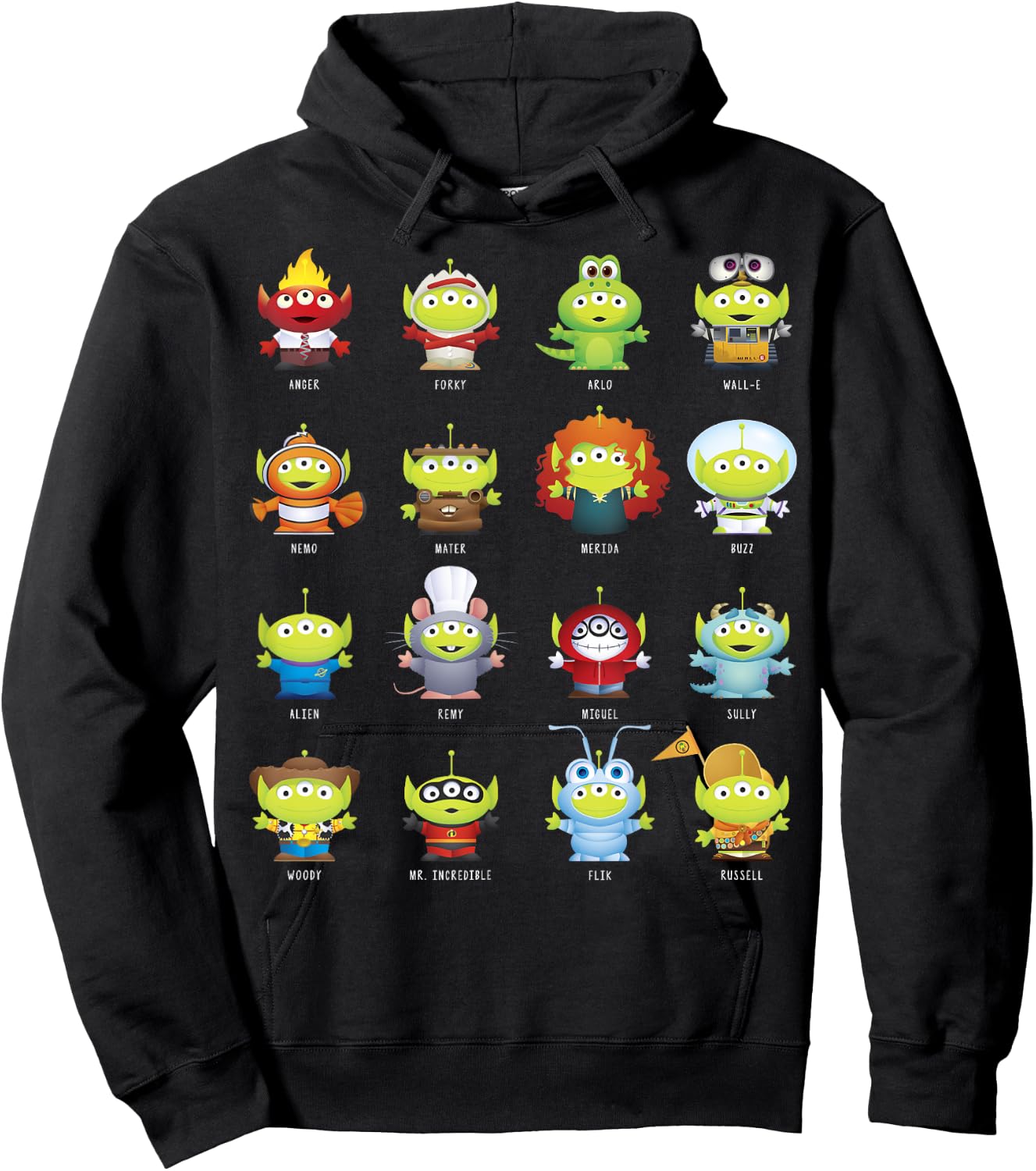 Disney Pixar Aliens Character Costumes Hoodie - Hoodie | Black