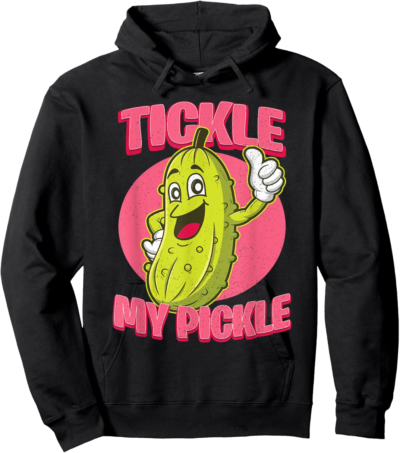 Funny Adult Humour Tickle My Pickle Sarcastic Novelty Gift Hoodie - Hoodie | Black