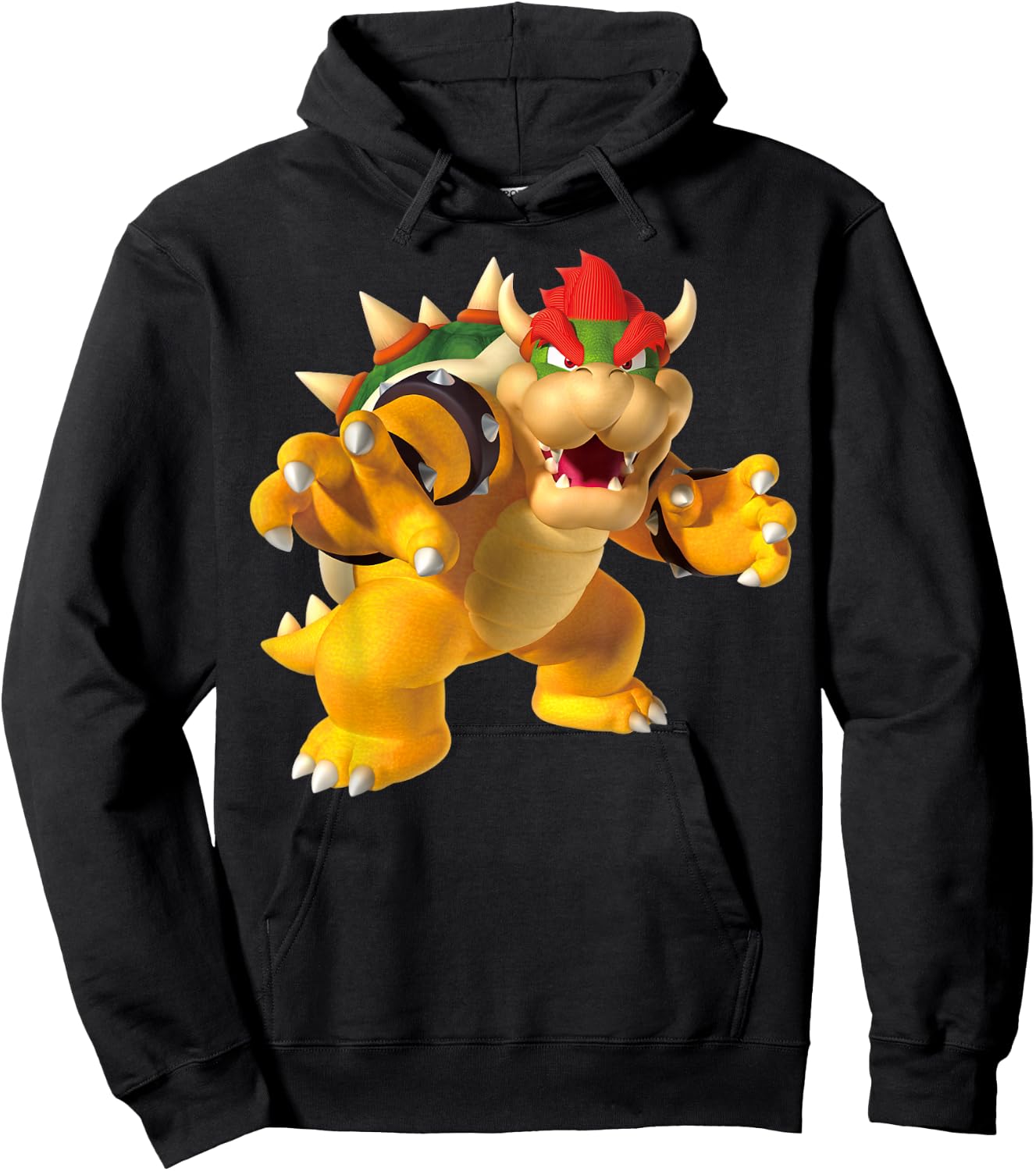 Super Mario Bowser 3D Poster Hoodie - Hoodie | Black