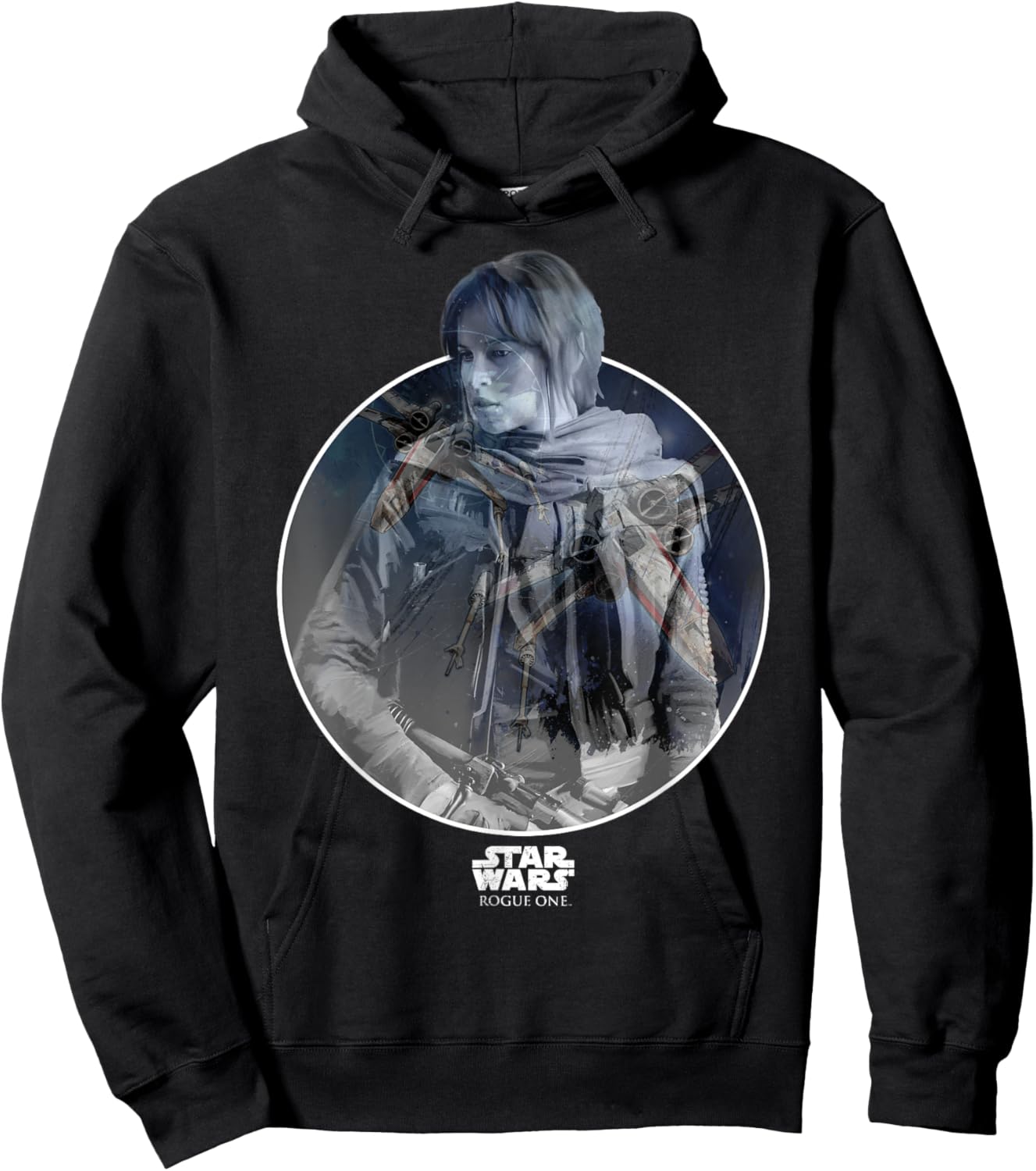 Star Wars Rogue One Jyn Erso X-Wing Hoodie - Hoodie | Black