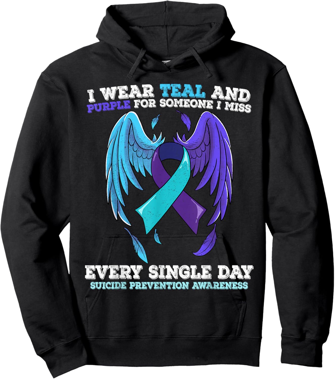 Suicide Prevention Awareness Hoodie - Hoodie | Black
