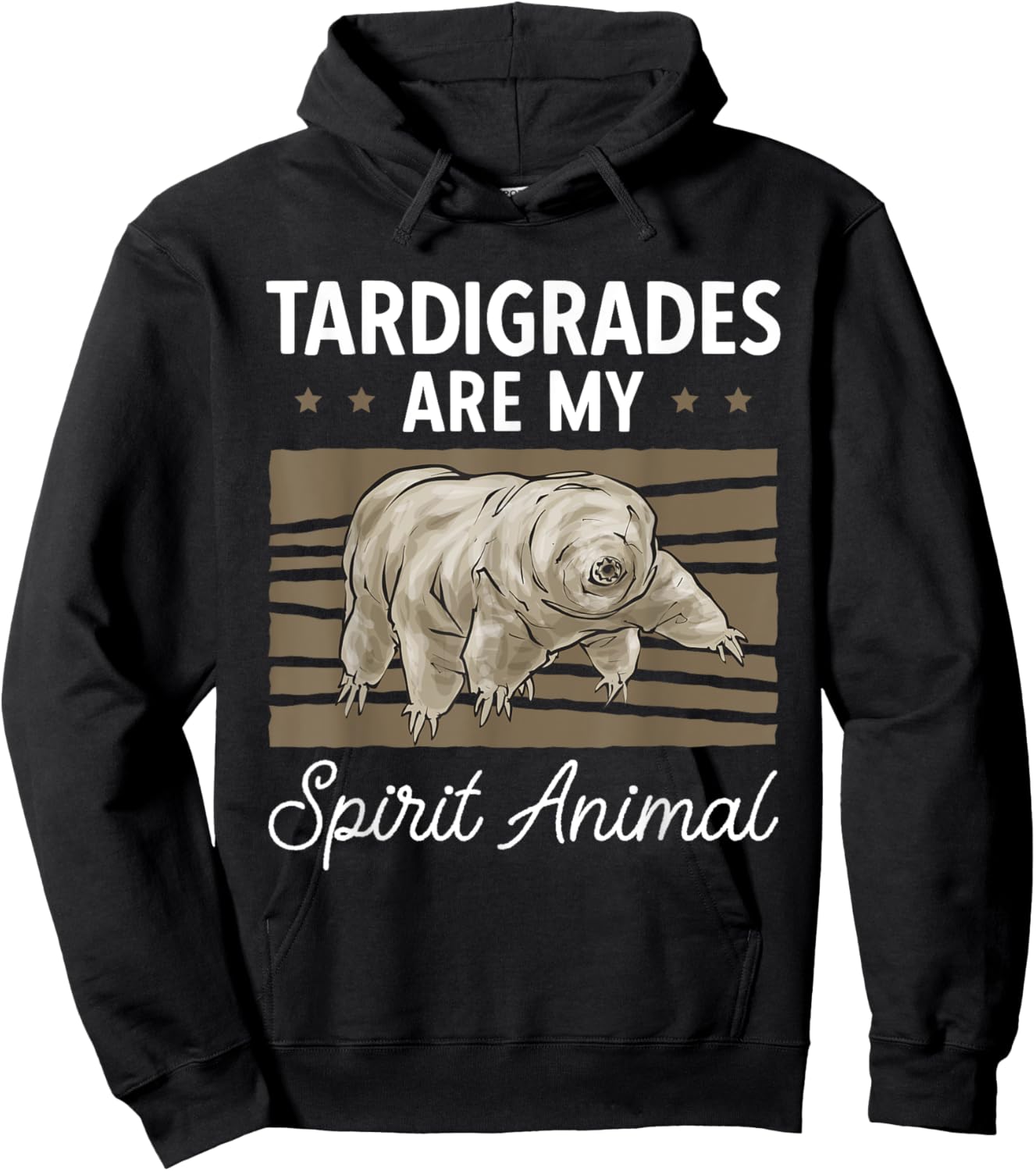 Tardigrade Water Bear Spirit Animal Tardigrade Hoodie - Hoodie | Black