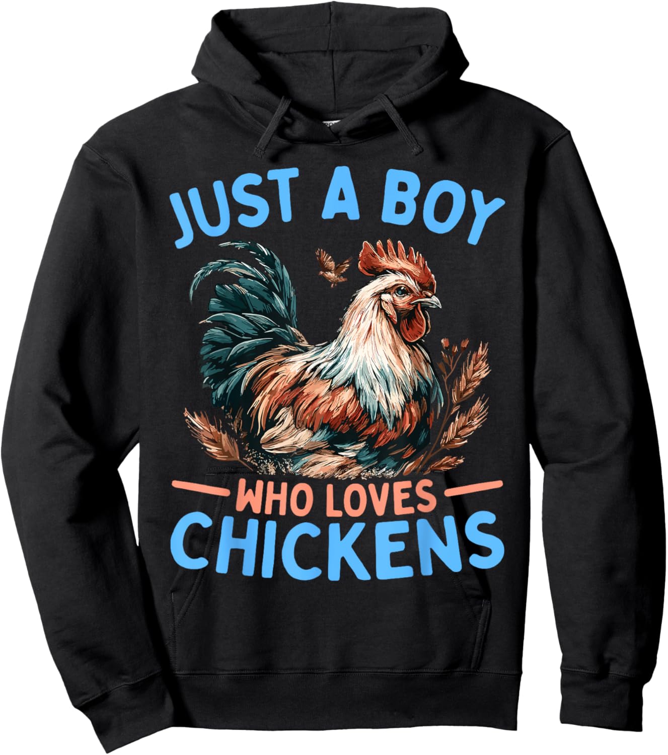 Rooster Boys Chicken Hoodie - Hoodie | Black