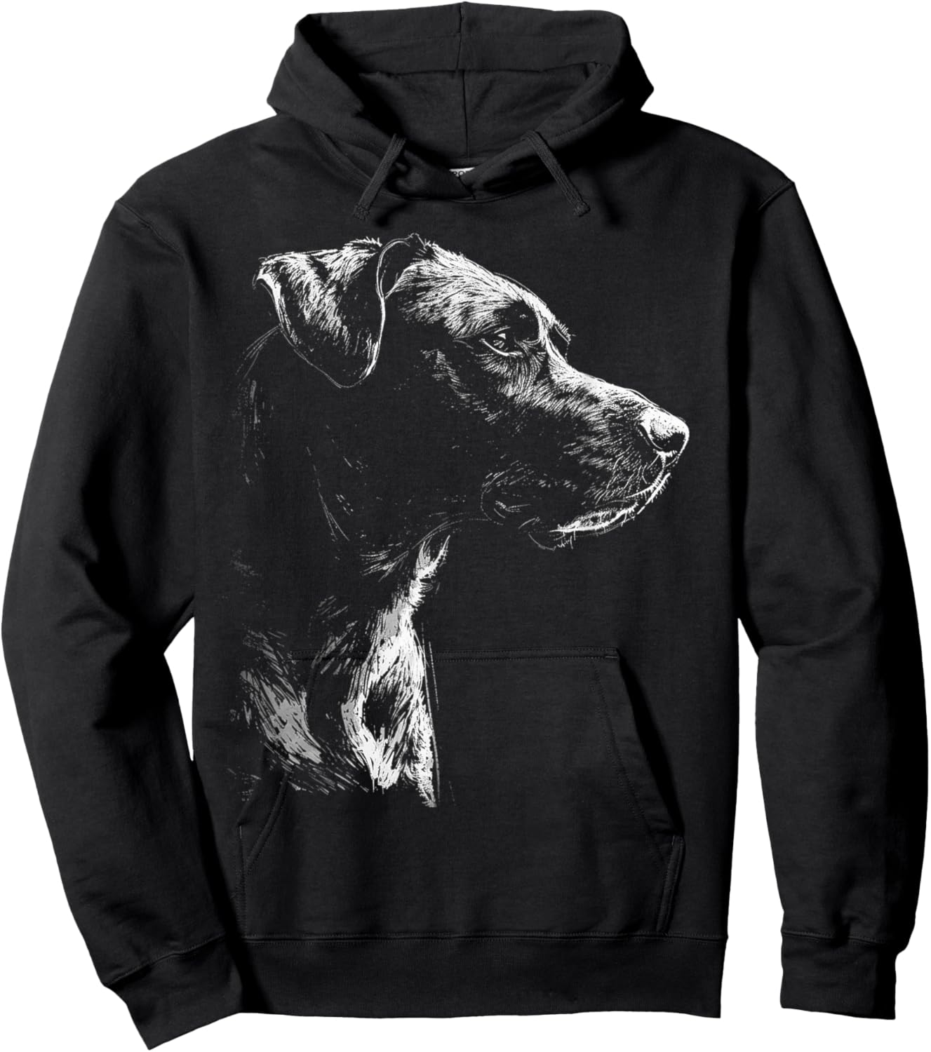 Labrador Graphic Pet Art Dog Labrador Hoodie - Hoodie | Black